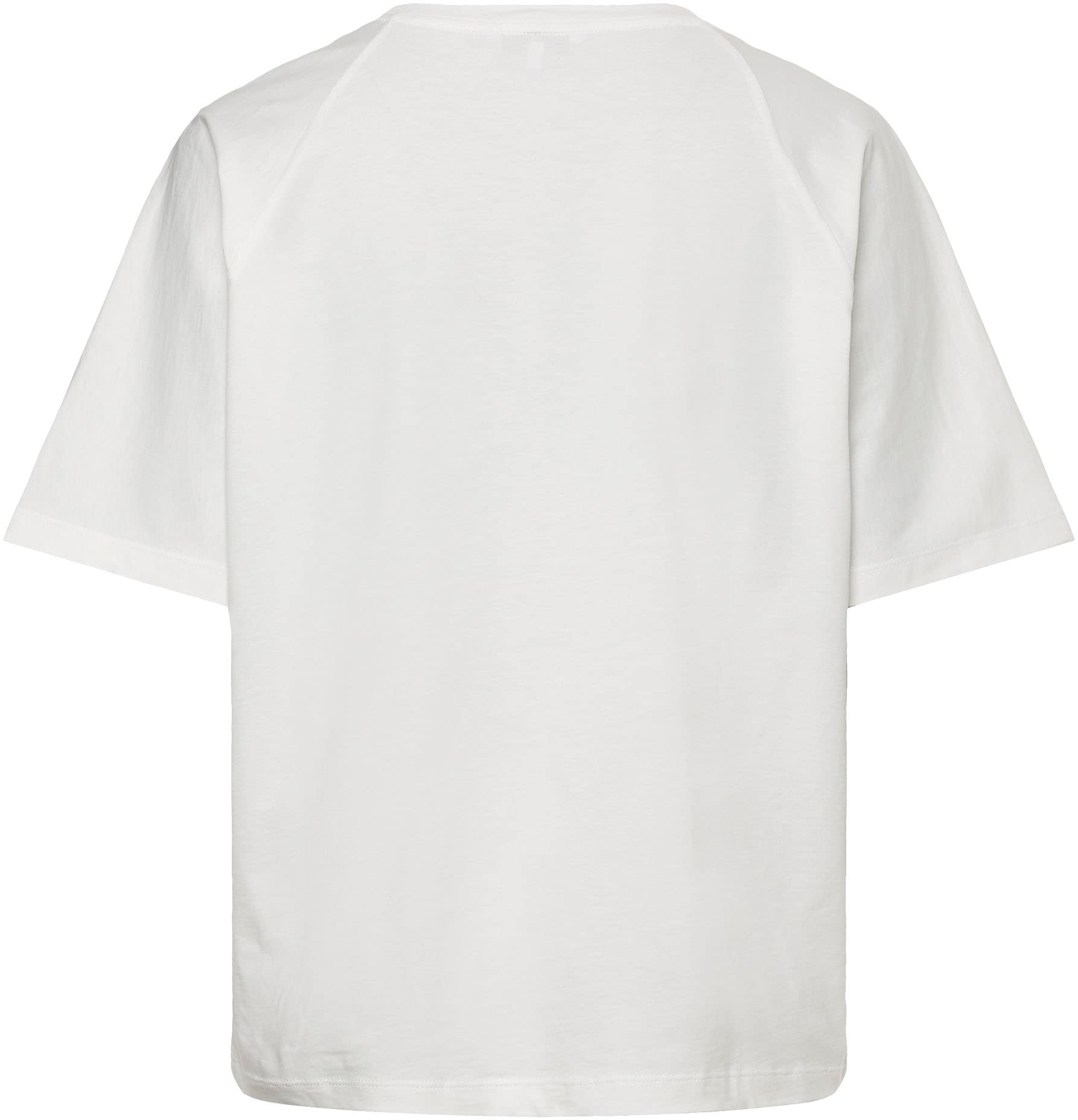 Markenlabel Print SS«, Tommy Hilfiger mit Hilfiger online T-Shirt | METALLIC NY metalicfarbenen Jelmoli-Versand & »RLX Tommy C-NK shoppen