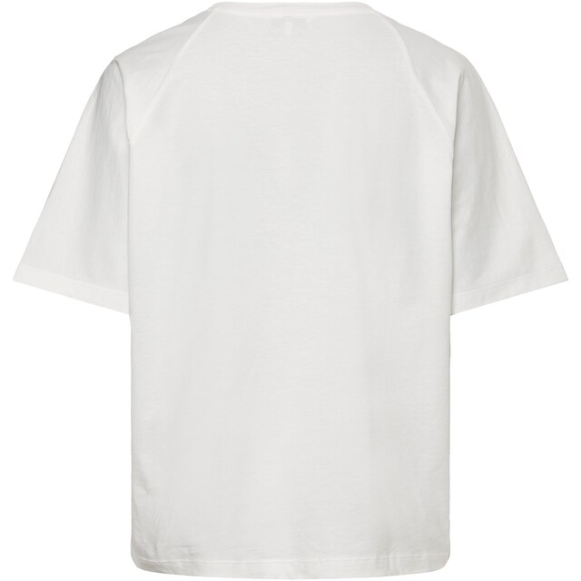 Tommy Hilfiger T-Shirt »RLX NY METALLIC C-NK SS«, mit metalicfarbenen Print  & Tommy Hilfiger Markenlabel online shoppen | Jelmoli-Versand