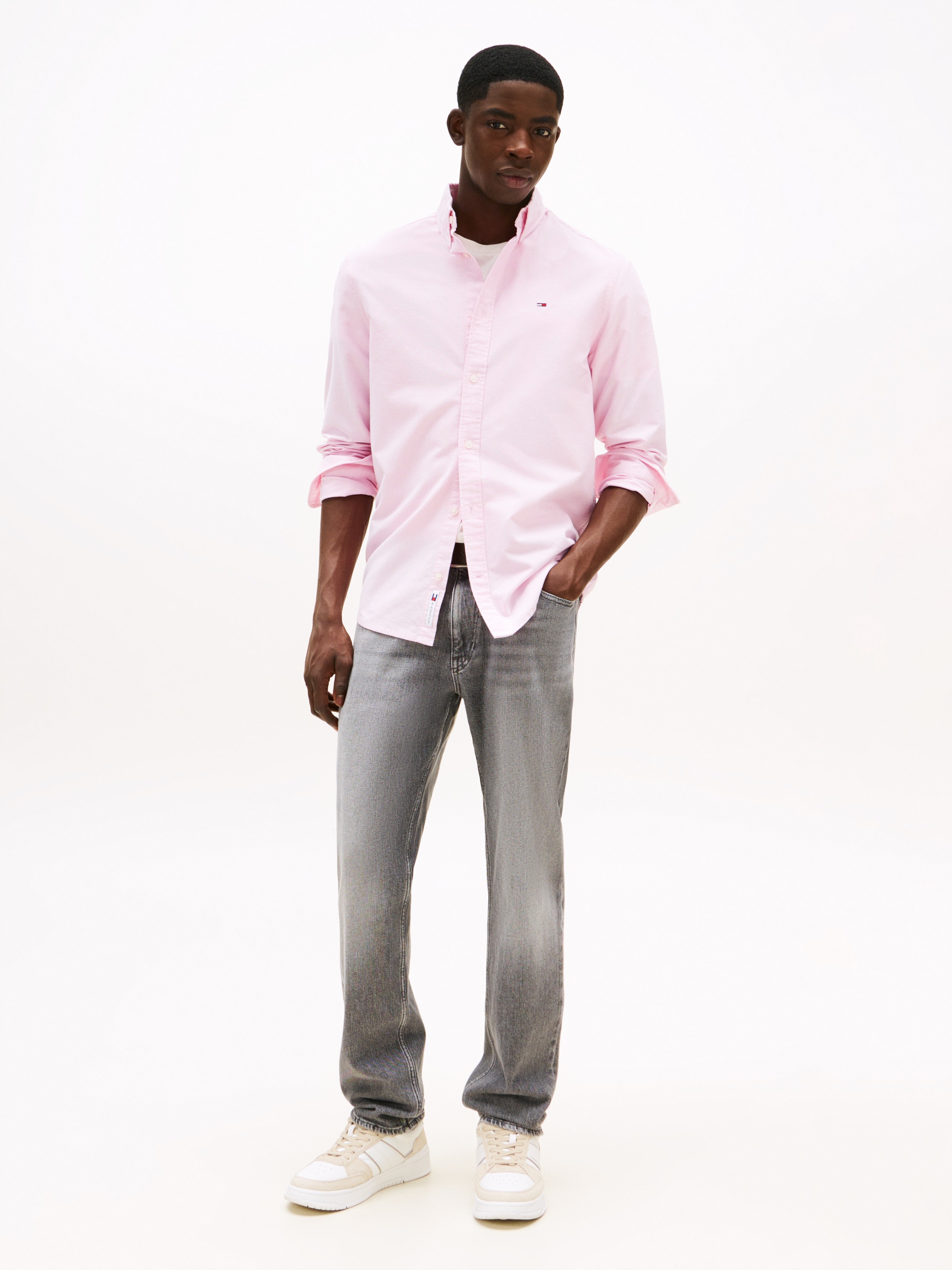 Tommy Jeans Slim-fit-Jeans »Ryan Regular Slim Straight«, Slim‑Straight‑Jeans aus hochwertigem Denim regulärer Leibhöhe