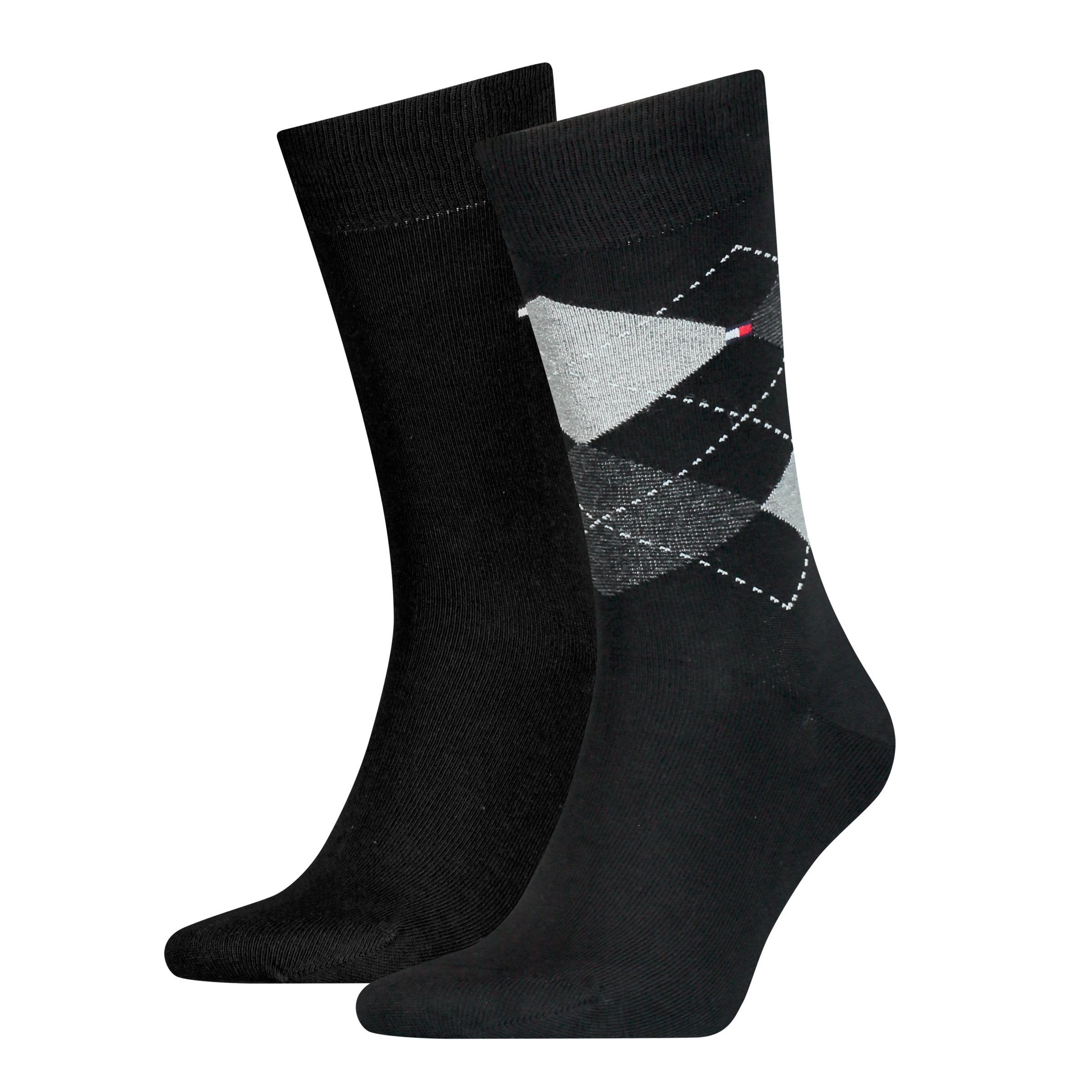Tommy Hilfiger Socken »TH MEN SOCK CHECK 2P« 2 Paar, 2 Stk. tlg. mit klassischem Argyle-Design
