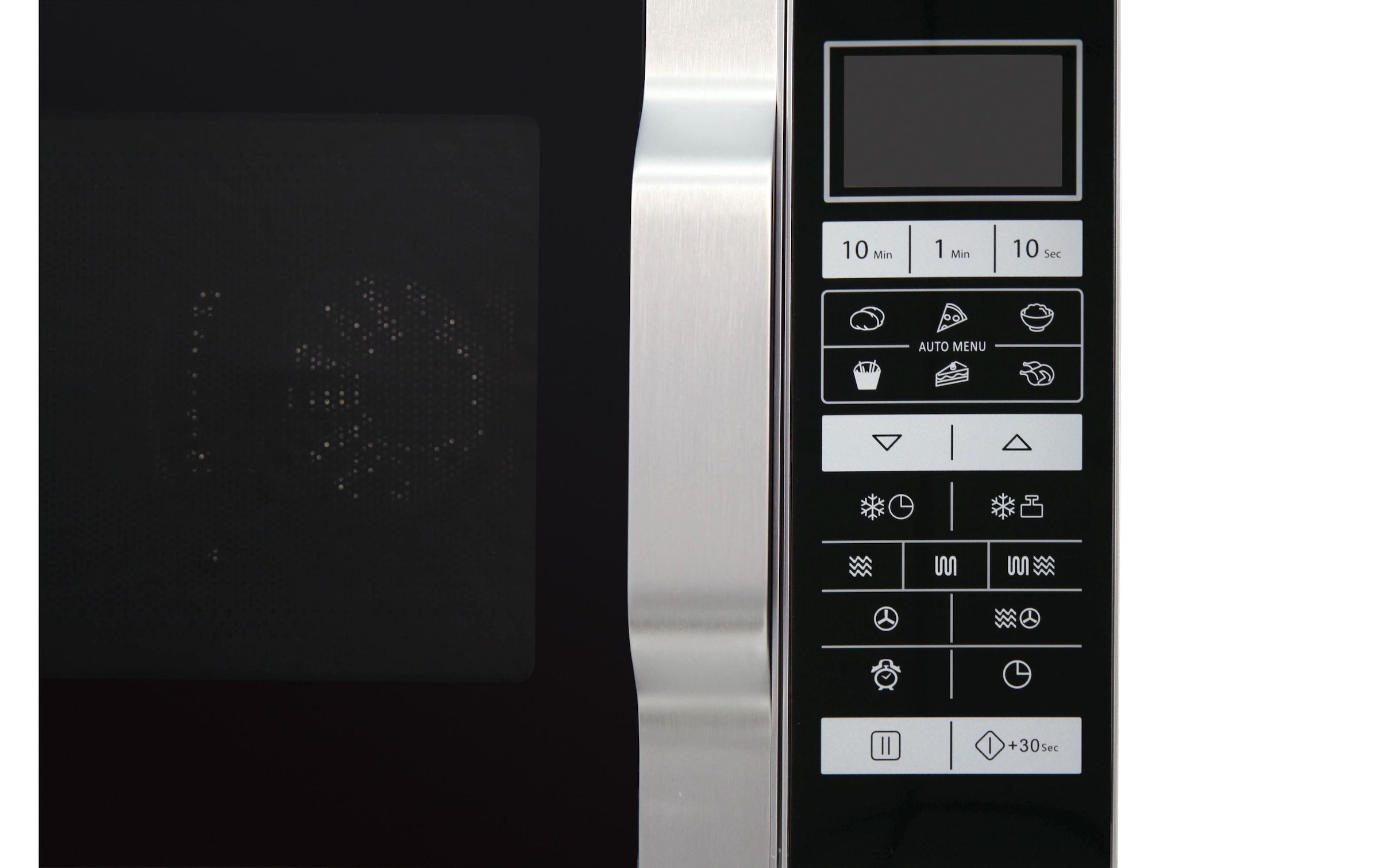 Sharp Mikrowelle »R860S Silberfarben Schwarz«, 900 W