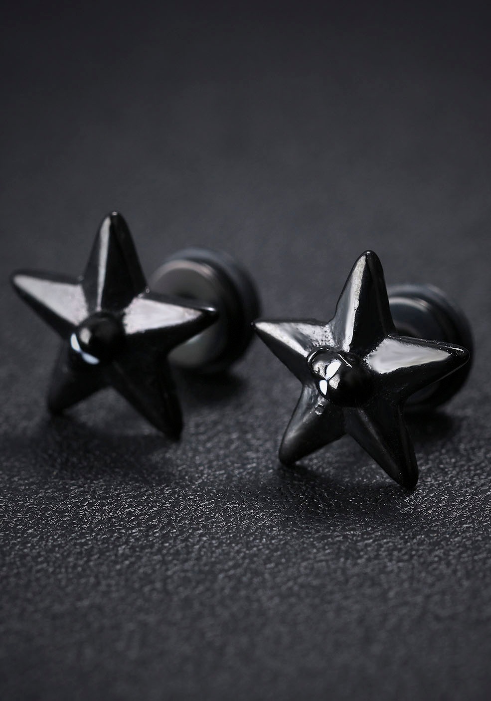 Firetti Paar Ohrstecker "Schmuck Geschenk Ohrschmuck Fake Plug Star"