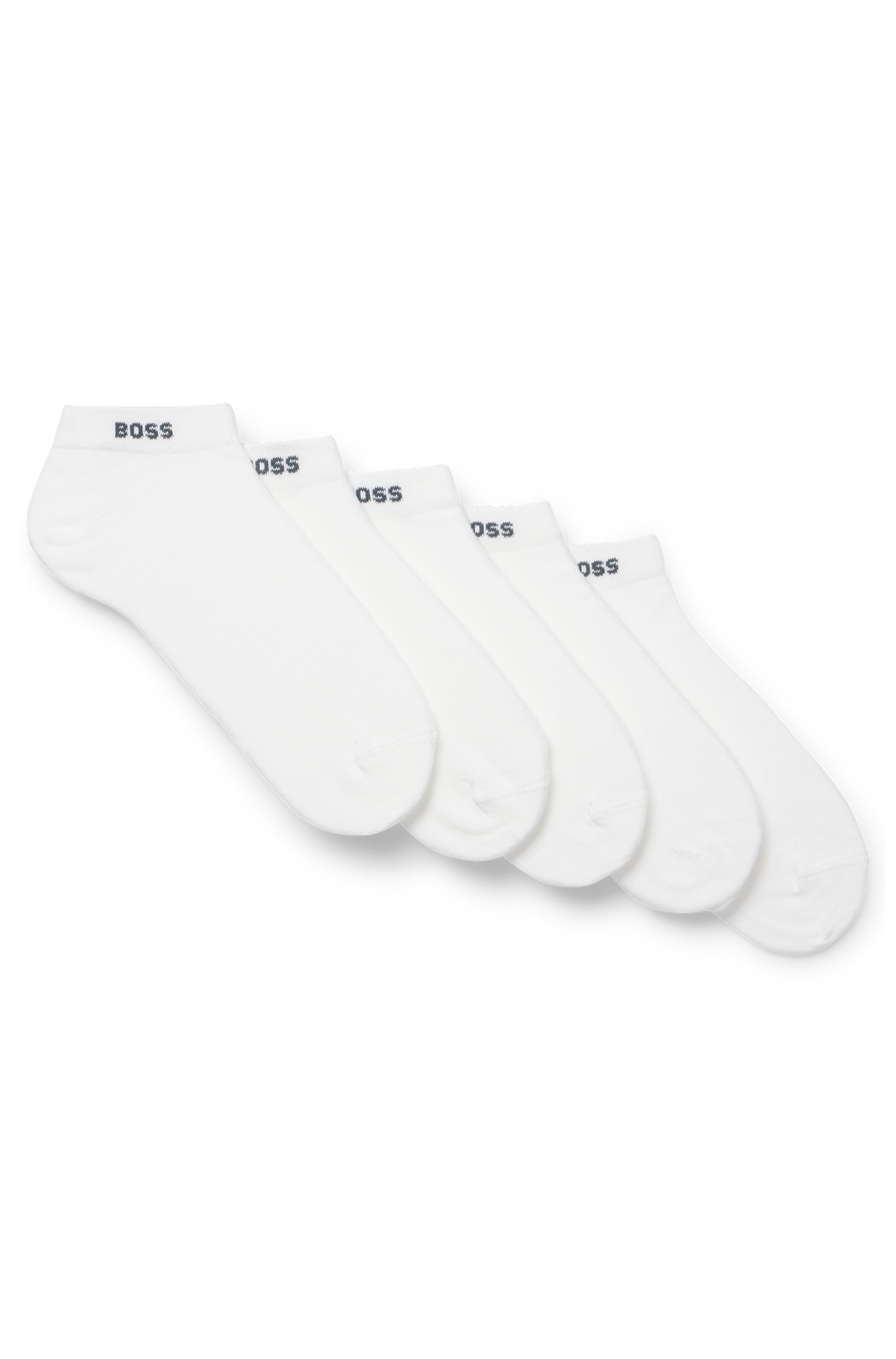 BOSS Sneakersocken »5P AS Uni CC« Packung, 5 Stk. tlg. mit BOSS Label