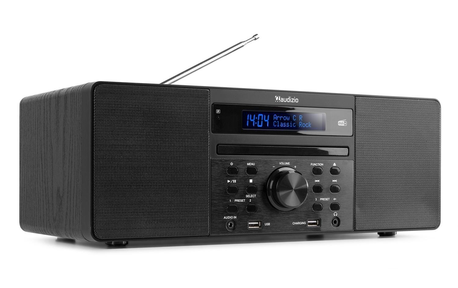 AUDIZIO CD-Radiorecorder »Prato« ( Digitalradio (DAB+)   FM-Tuner 60 W)