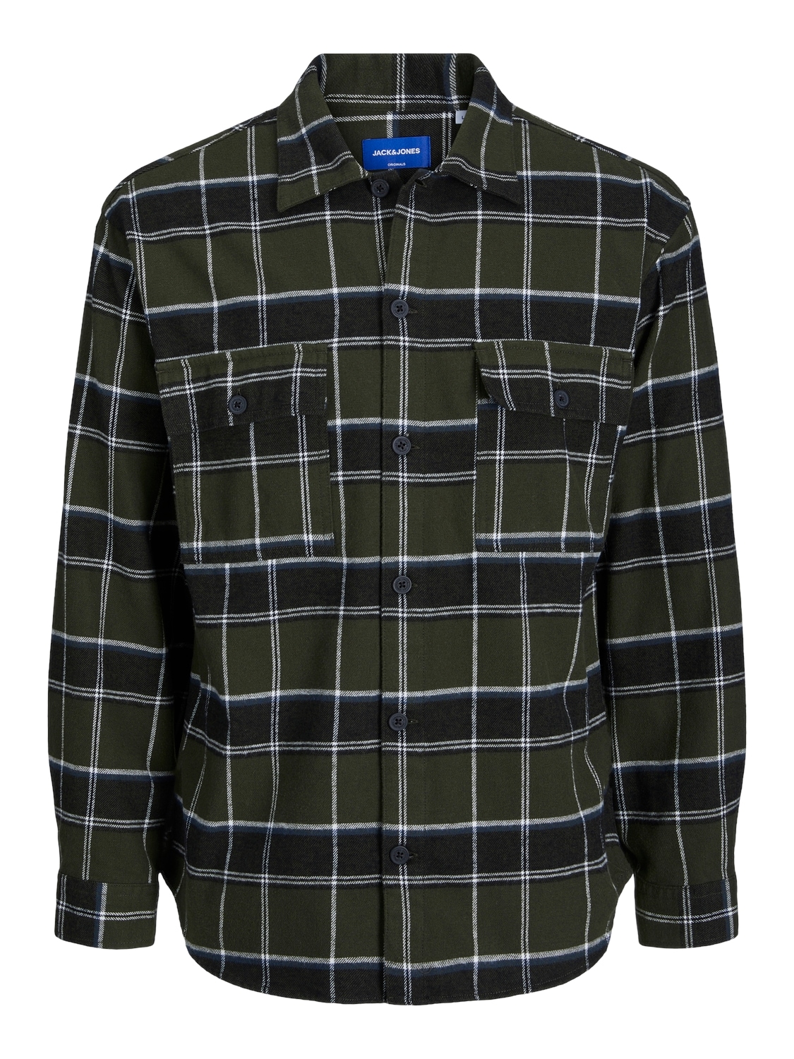 Jack & Jones Langarmhemd »JORBLAFRI CHECK OVERSHIRT LS BF« mit Brusttaschen