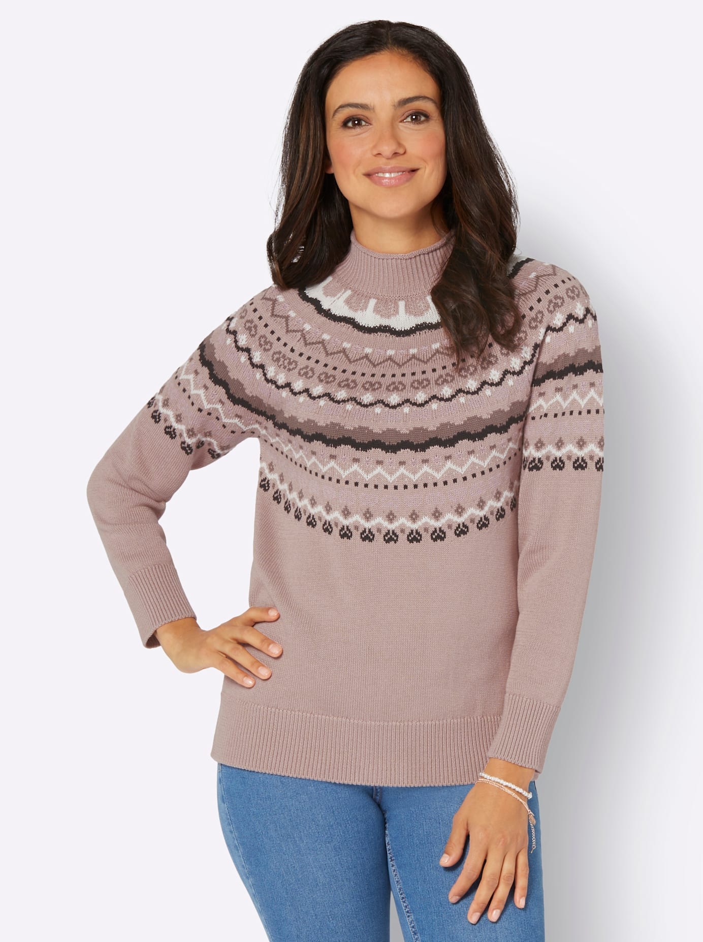 Inspirationen Jacquardpullover »Pullover«