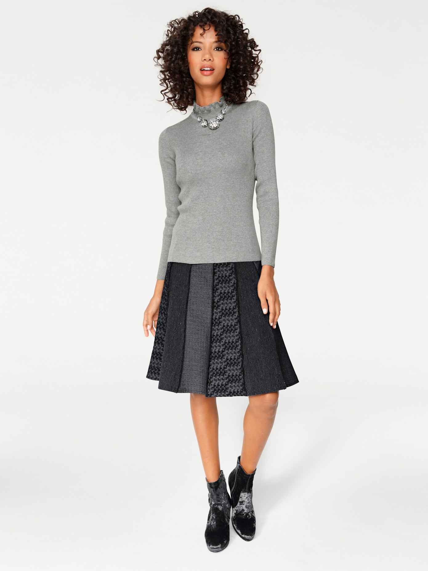 LINEA TESINI by heine Stehkragenpullover »Stehkragen-Pullover«