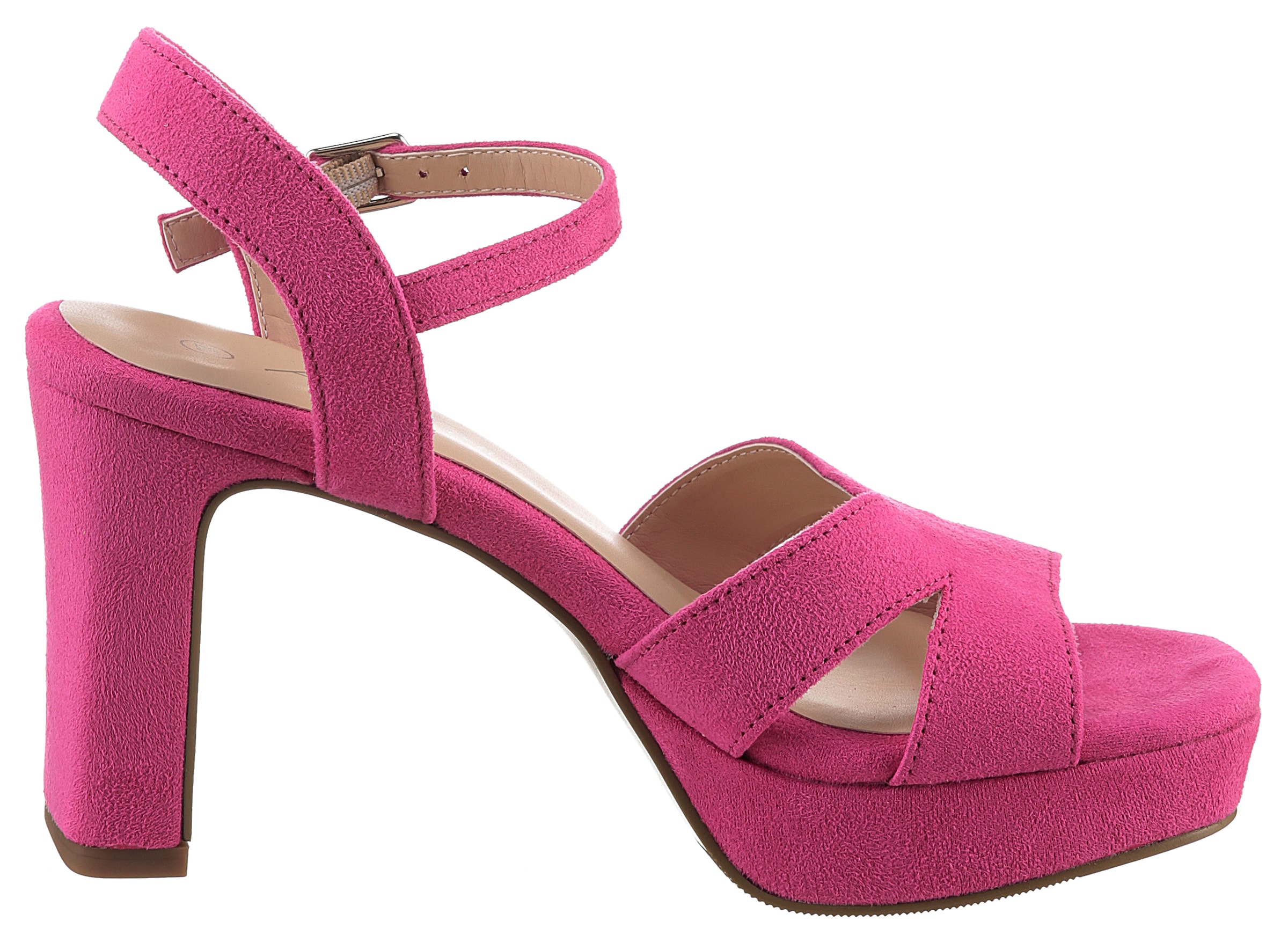 Aniston SHOES High-Heel-Sandalette, Sommerschuh, Abendsandale, Plateau - NEUE KOLLEKTION
