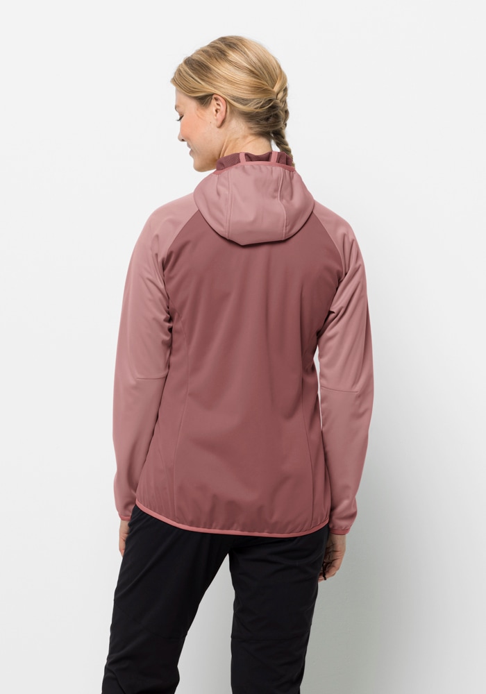 Jack Wolfskin Softshelljacke »GO HIKE SOFTSHELL W«, mit Kapuze