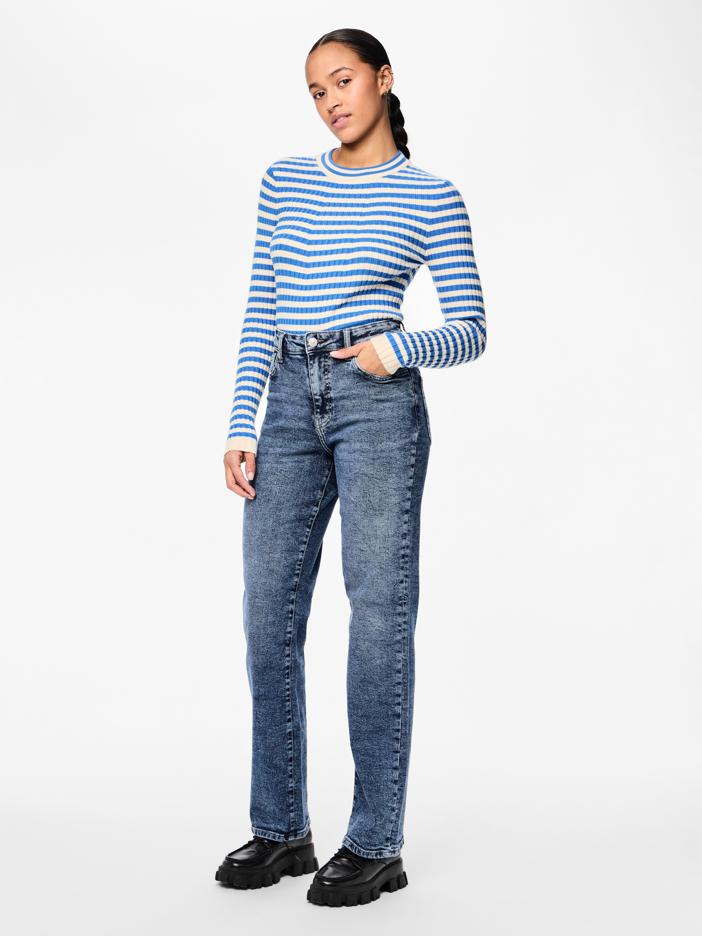 pieces Straight-Jeans »PCKELLY HW STRAIGHT JEANS MB402 NOOS BC«