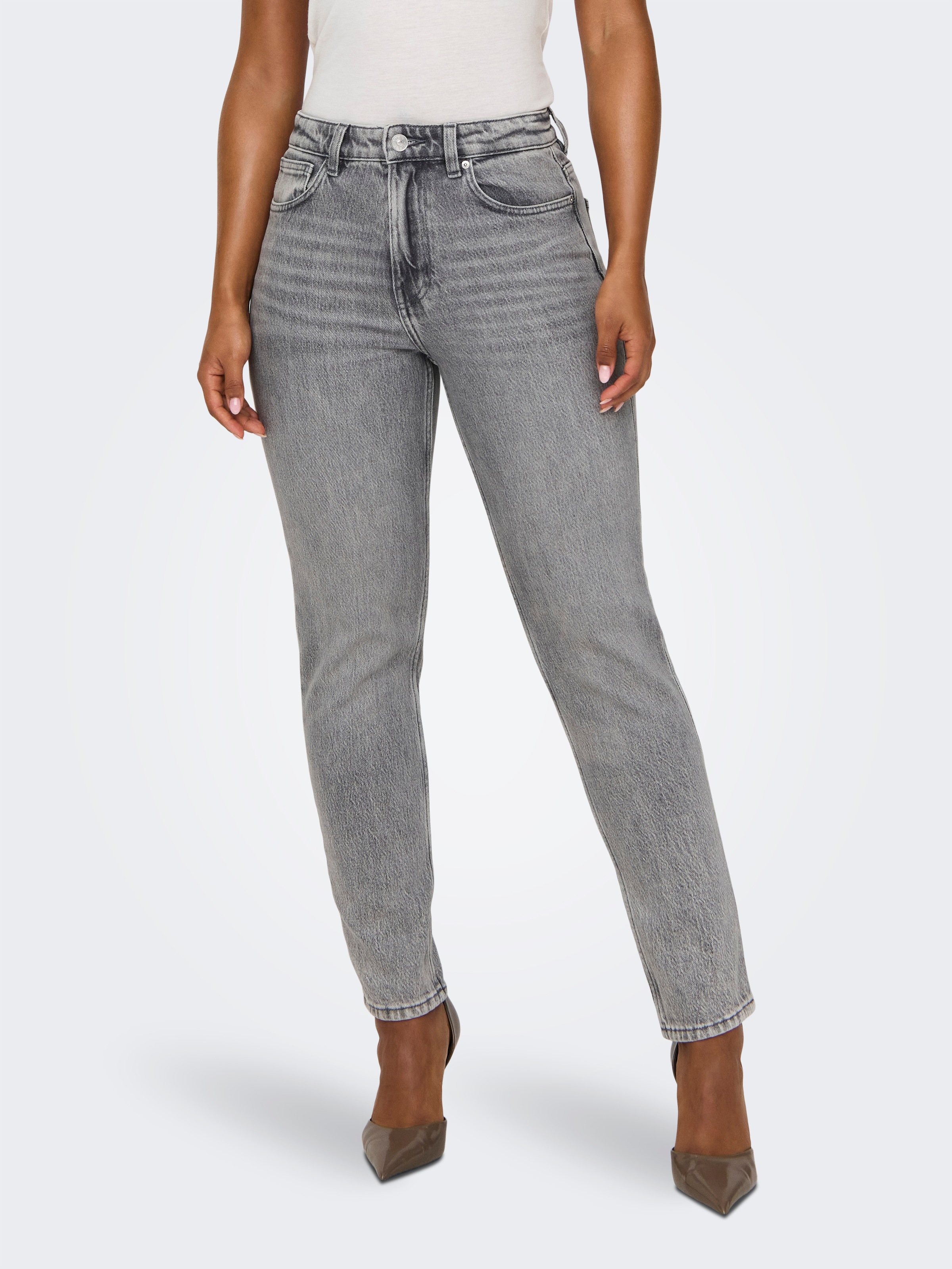 ONLY High-waist-Jeans »ONLEMILY HW STR ANK DNM NAS027 NOOS«