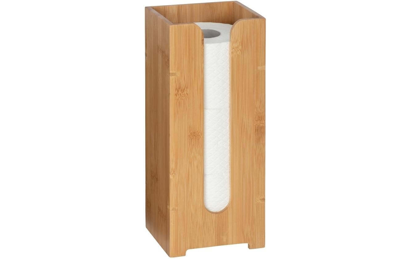 WENKO Toilettenpapierhalter »Bambusa«, Holzart: Bambus