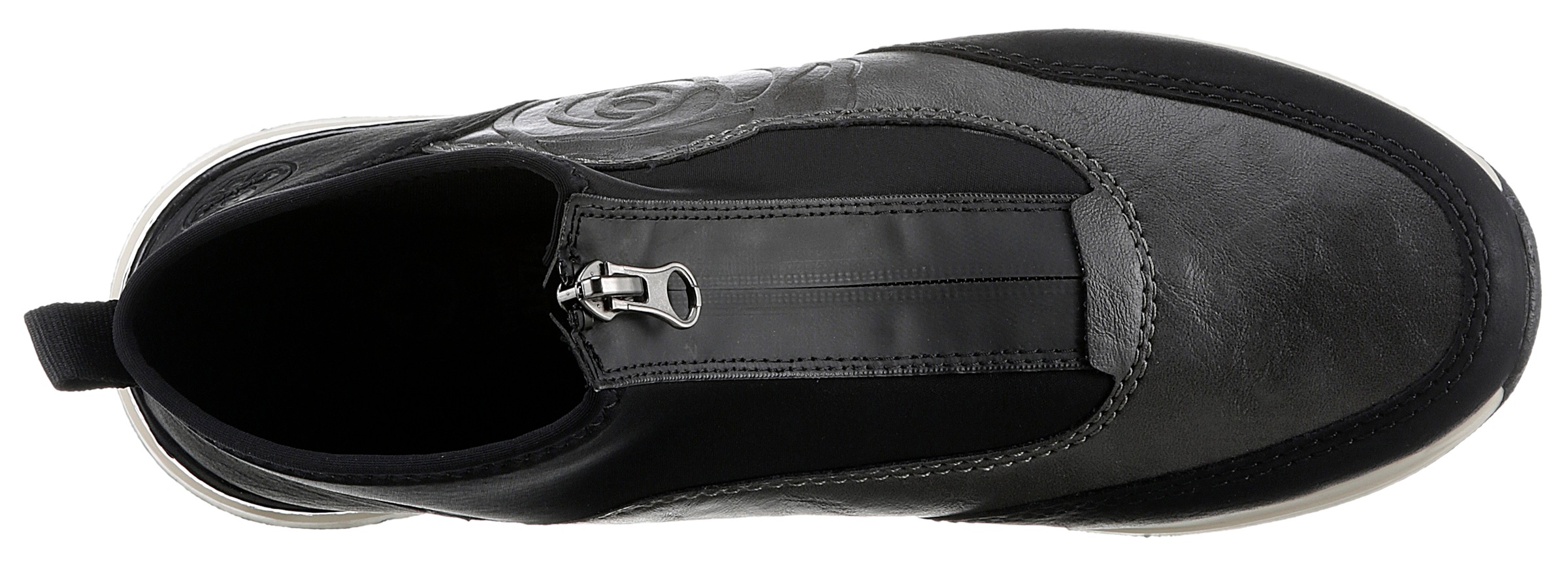 Rieker Slip-On Sneaker, Schlupfboots, Stiefelette, High top Sneaker in veganer Verarbeitung