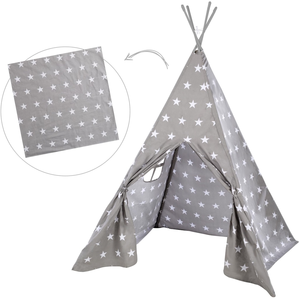 roba® Spielzelt »Tipizelt Little Stars«, (Set, 1 tlg., 1)