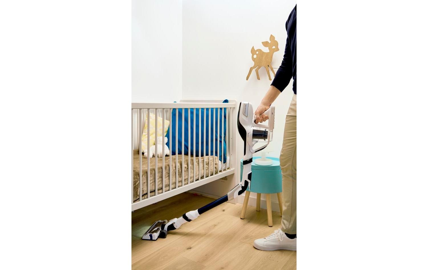 Rowenta Akku-Bodenstaubsauger »AIR FORCE FLEX 560 Weiss und Orange«