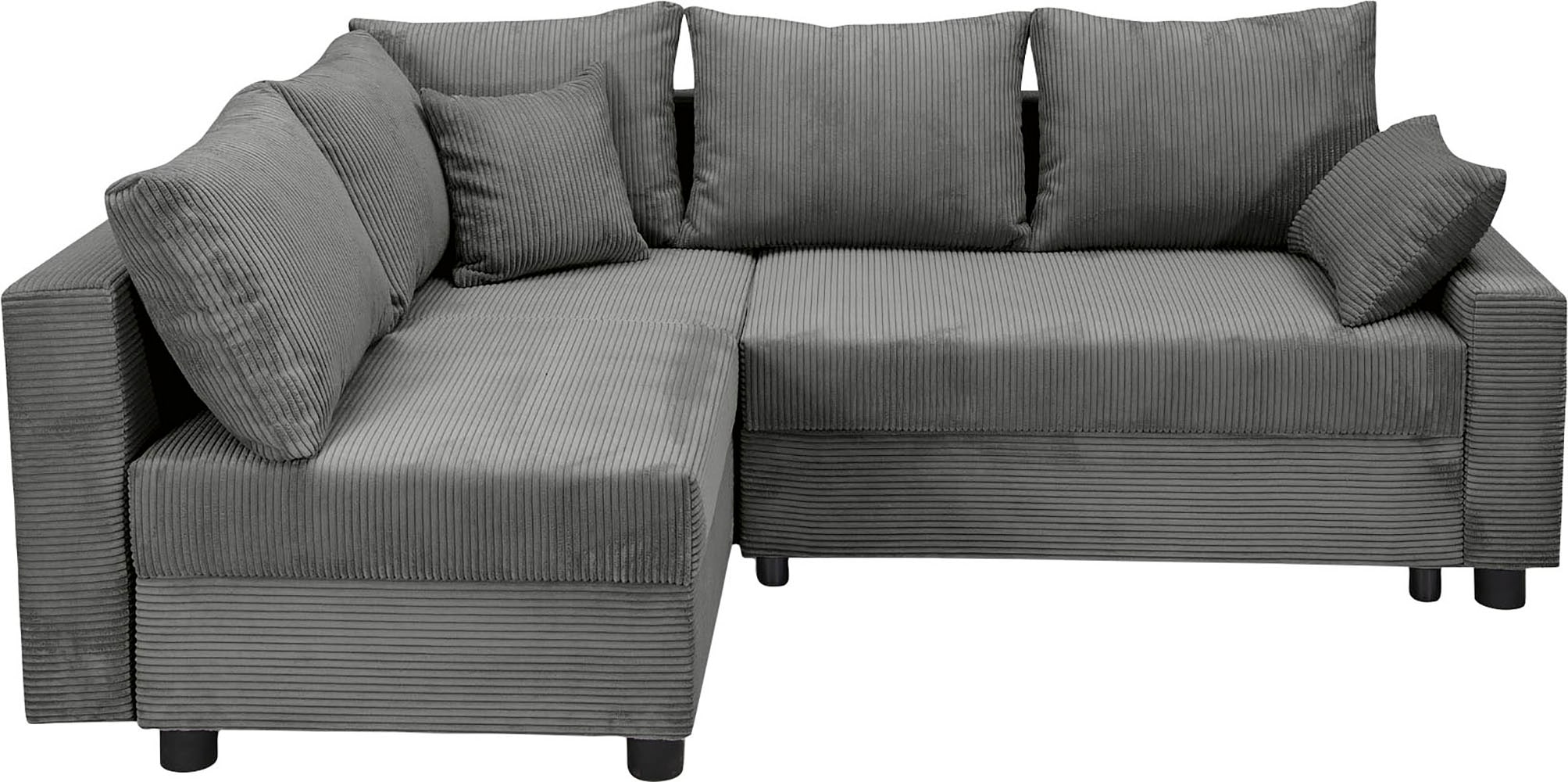 COLLECTION AB Ecksofa »30 Jahre Jubiläums-Modell Parma L-Form«, mit Schlaffunktion und Bettkasten, inklusive Kissen, Bonellfederkern