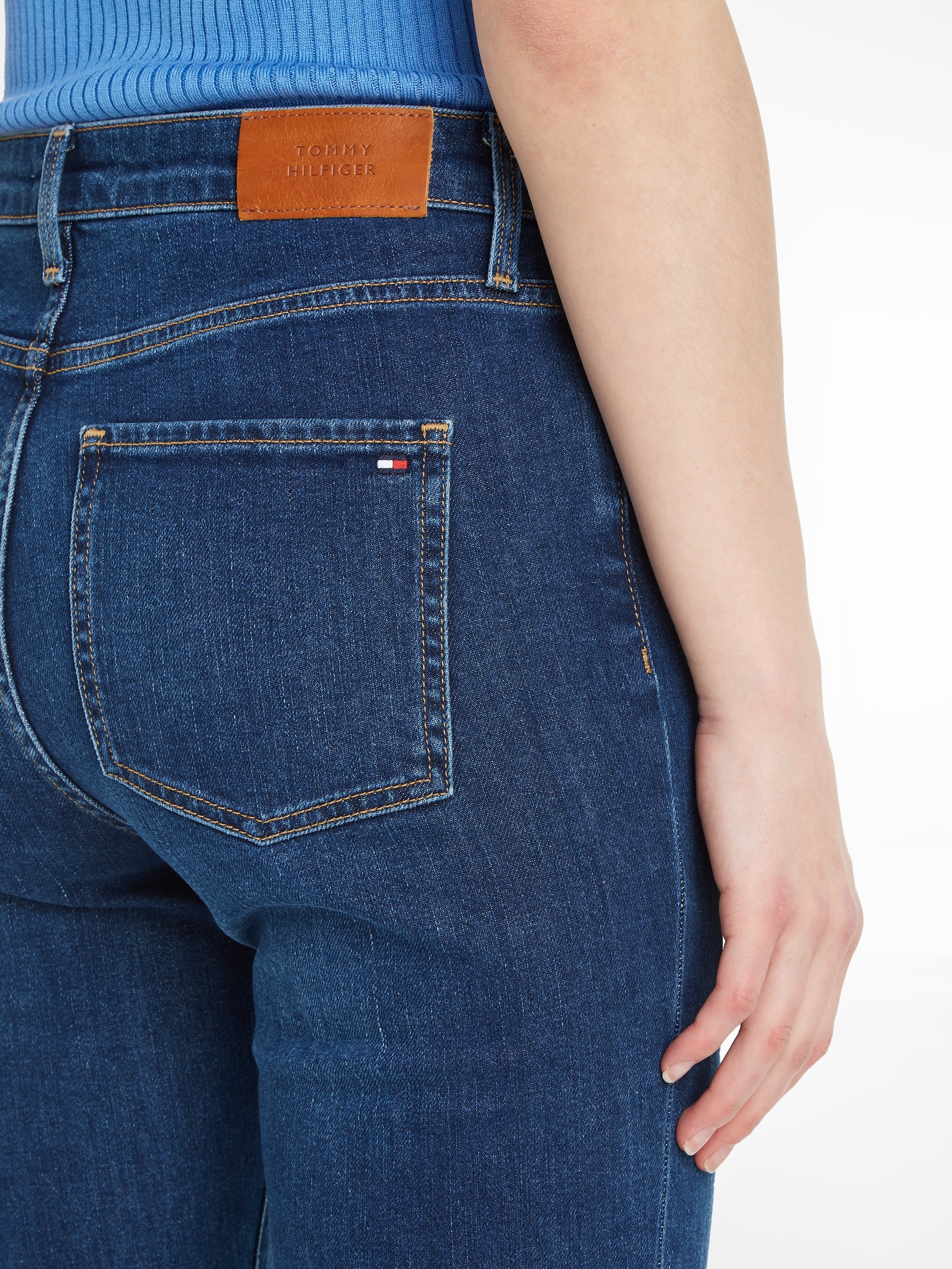kaufen Bootcut-Jeans, Tommy Schweiz Bügelfalten bei Hilfiger mit online Jelmoli-Versand