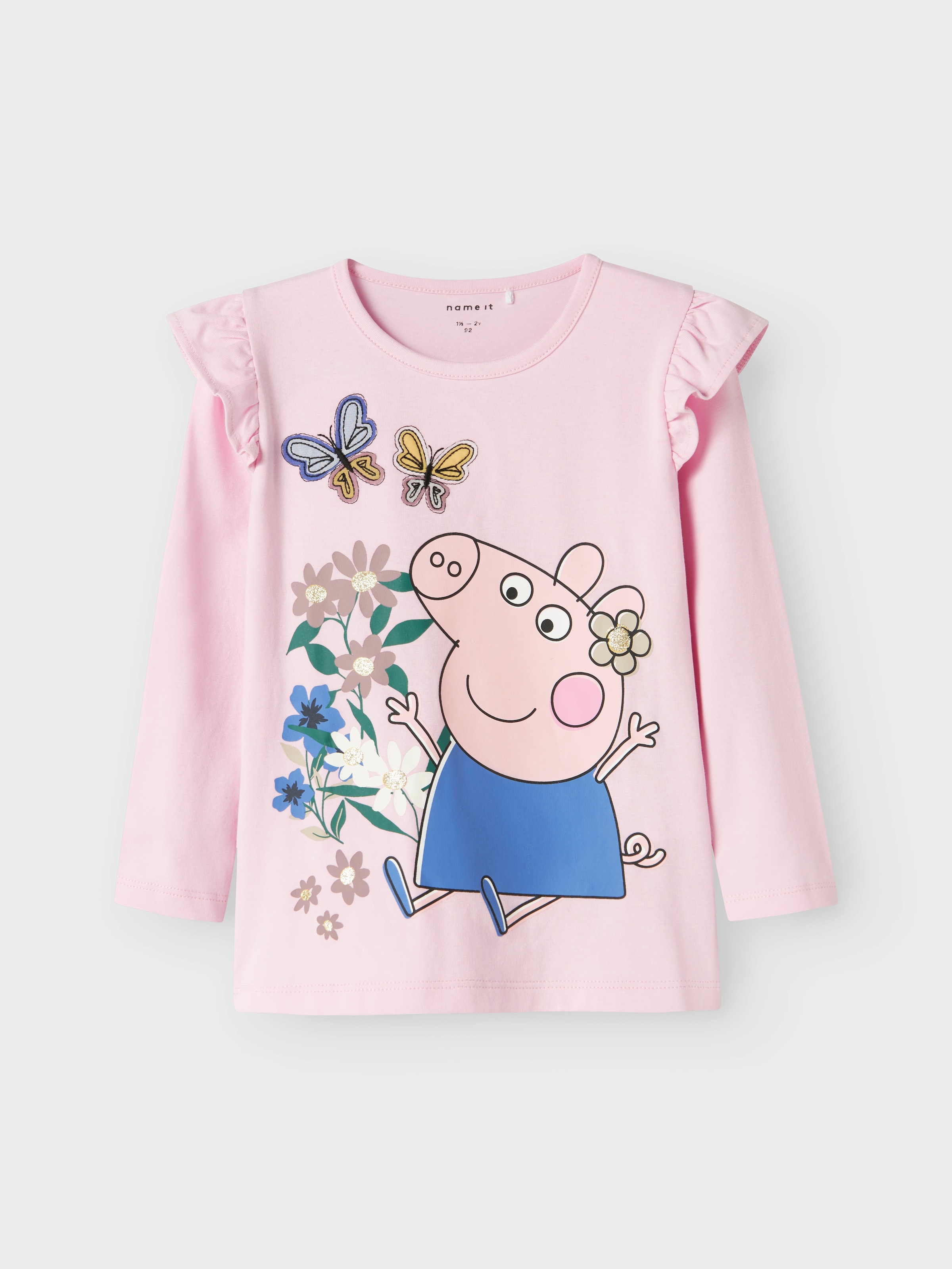Name It Langarmshirt »NMFANNA PEPPA LS TOP BOX CPLG«