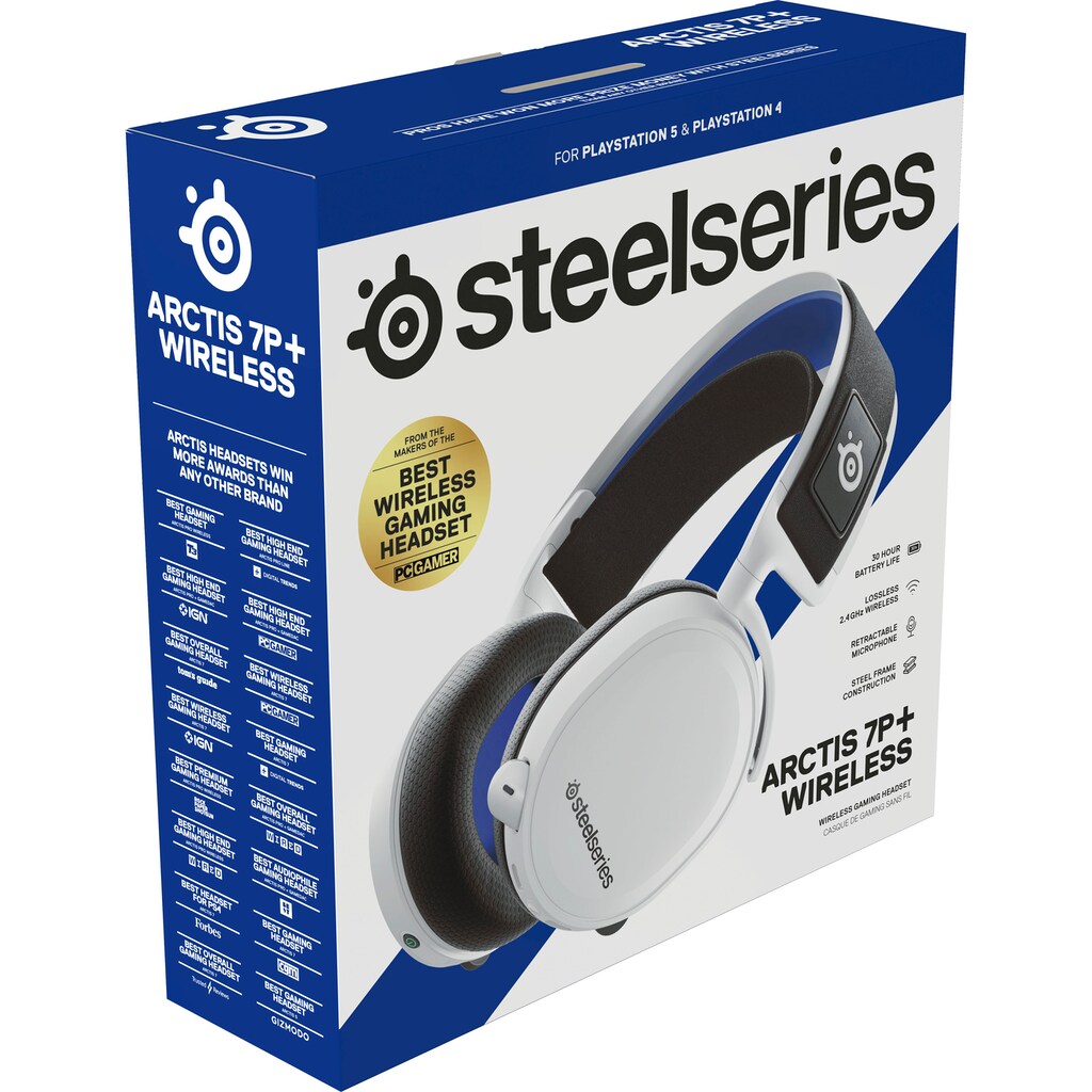 SteelSeries Gaming-Headset »Arctis 7P+«, Wireless, Noise-Cancelling