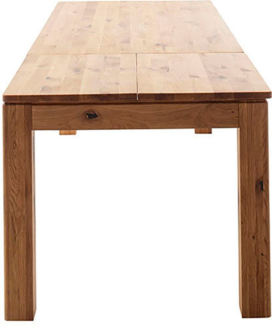 MCA furniture Esstisch »ETNA 4-Fuss Tisch«, (Einzelstück), Massivholz,durchgehende Lamelle,Stollenfuss 10x10cm,Tischplatte 2,5cm