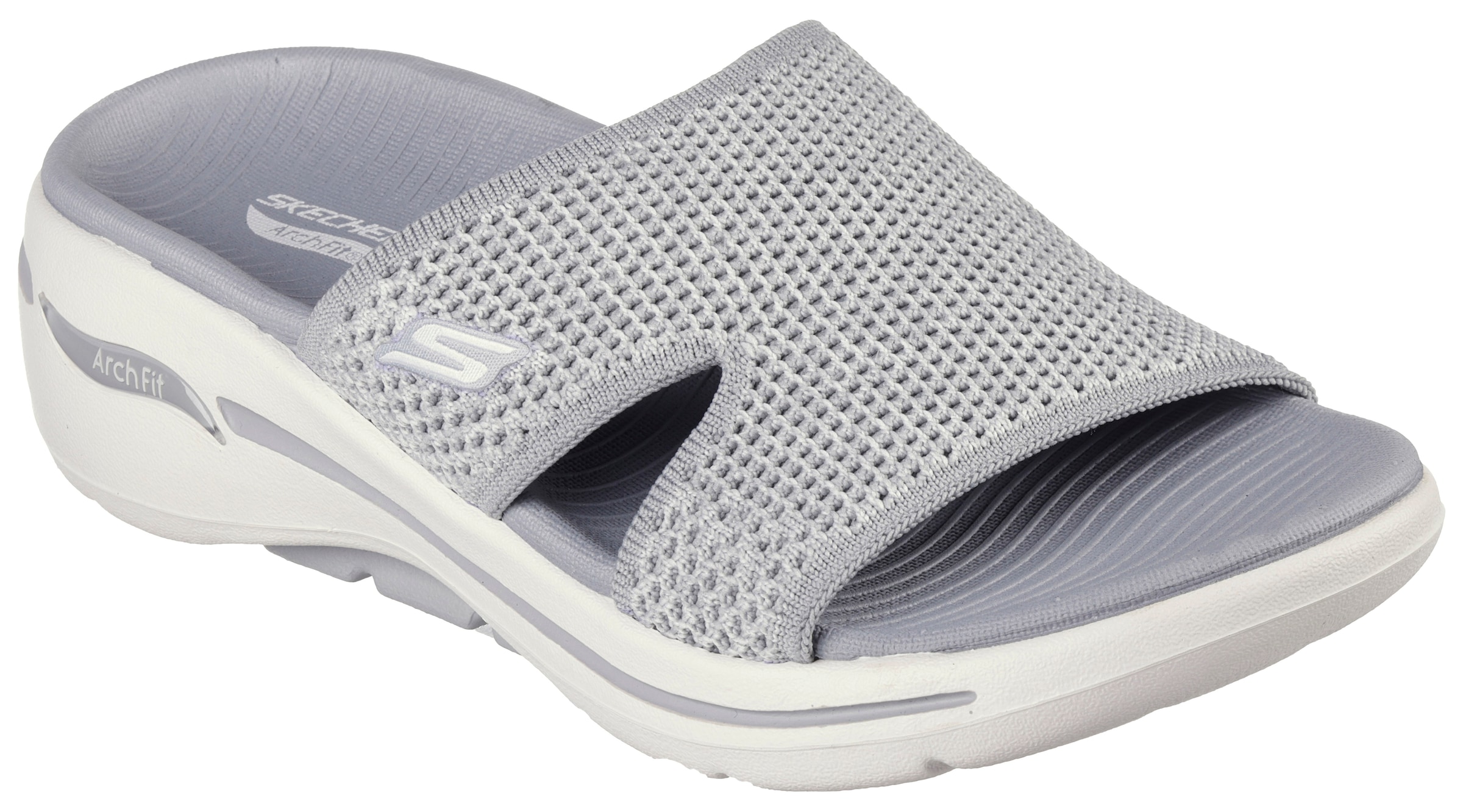 Skechers Pantolette »GO WALK ARCH FIT SANDAL-JOYFUL«, Sommerschuh, Schlappen mit Goga Mat Footbed