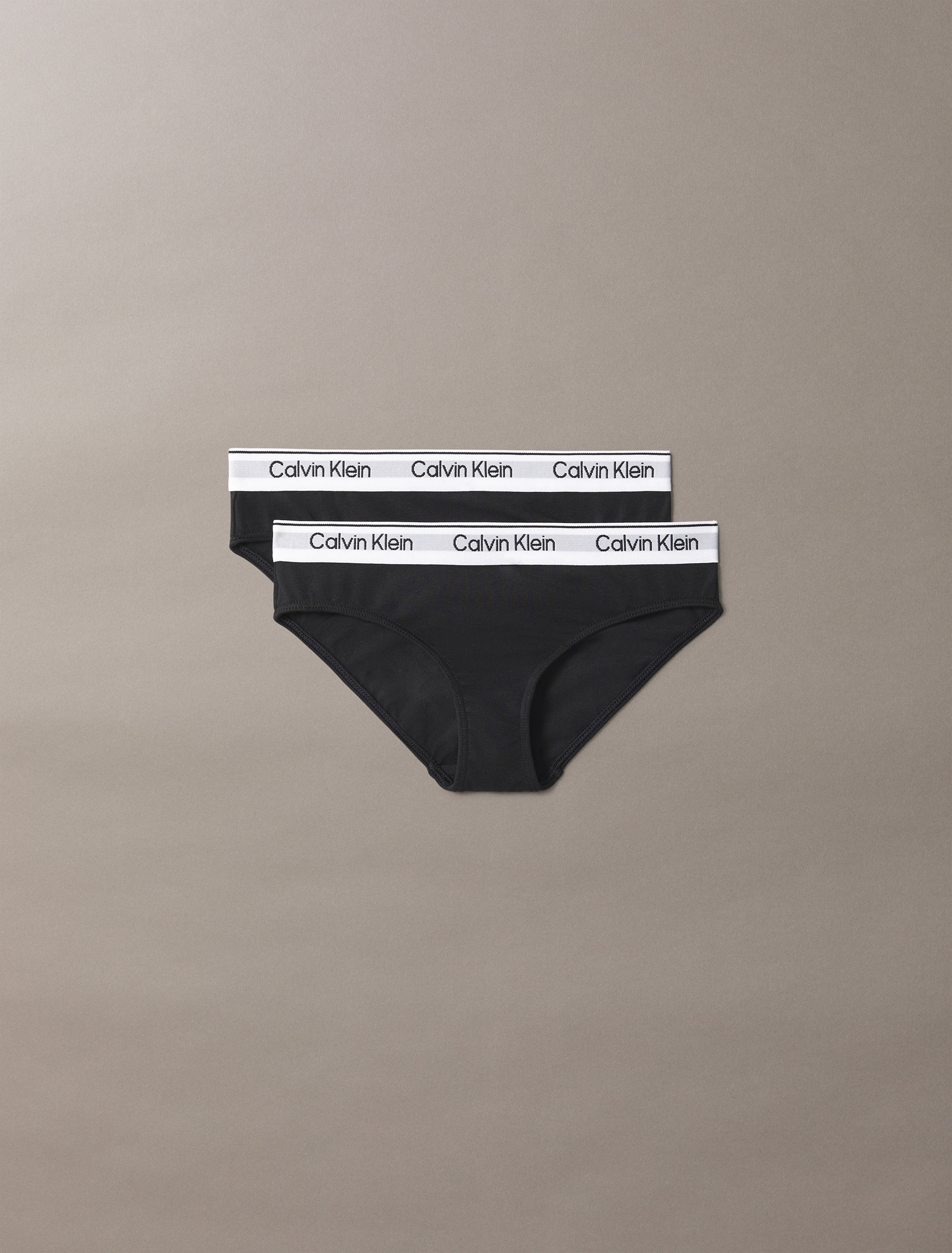 Calvin Klein Underwear Brasilslip »2PK BIKINI« Packung, 2er-Pack, 2 Stk. mit Logobund