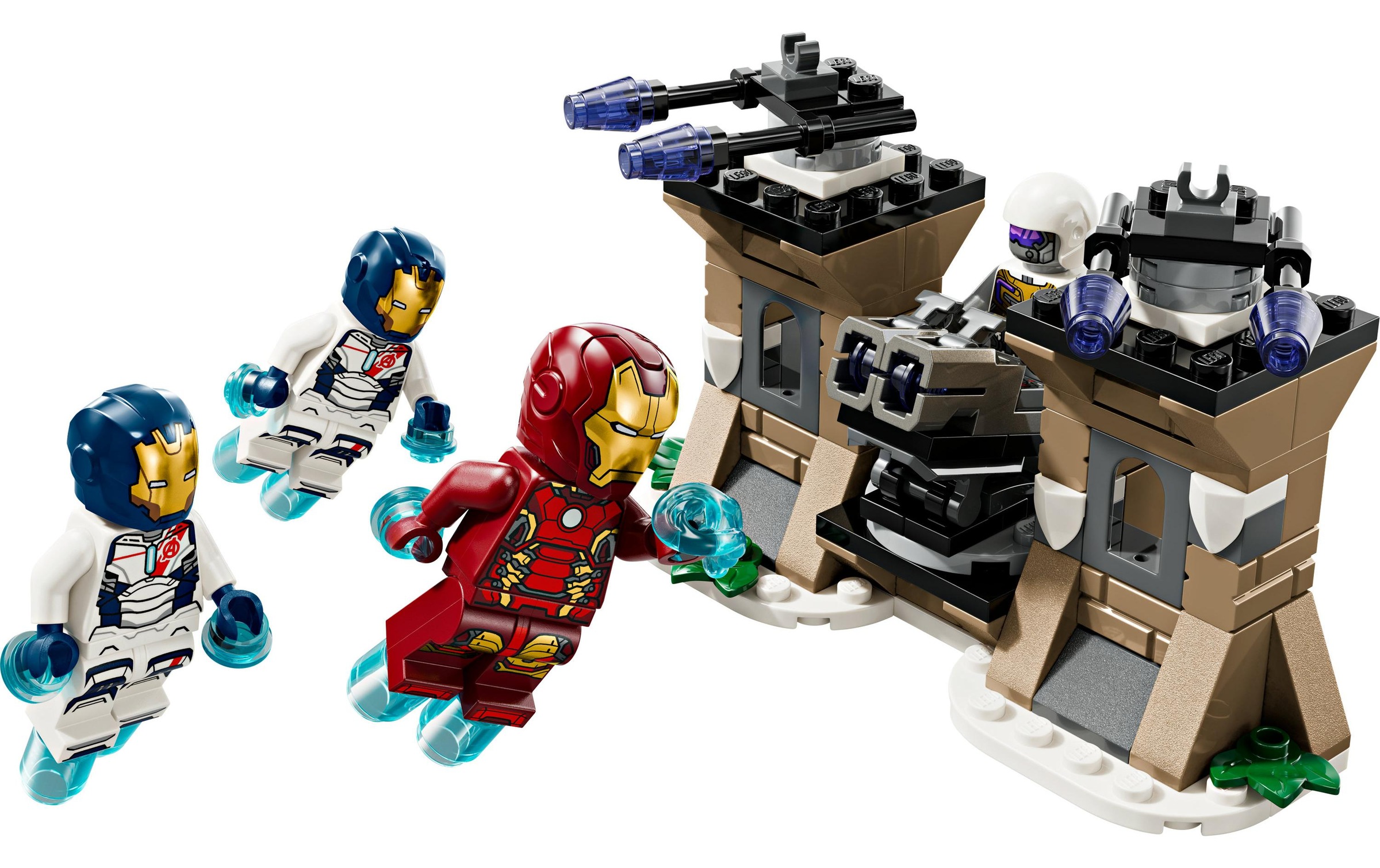 LEGO® Konstruktionsspielsteine »Marvel Iron Man und Iron Legion vs. HYDRA-Soldat 76288«, (135 St.)