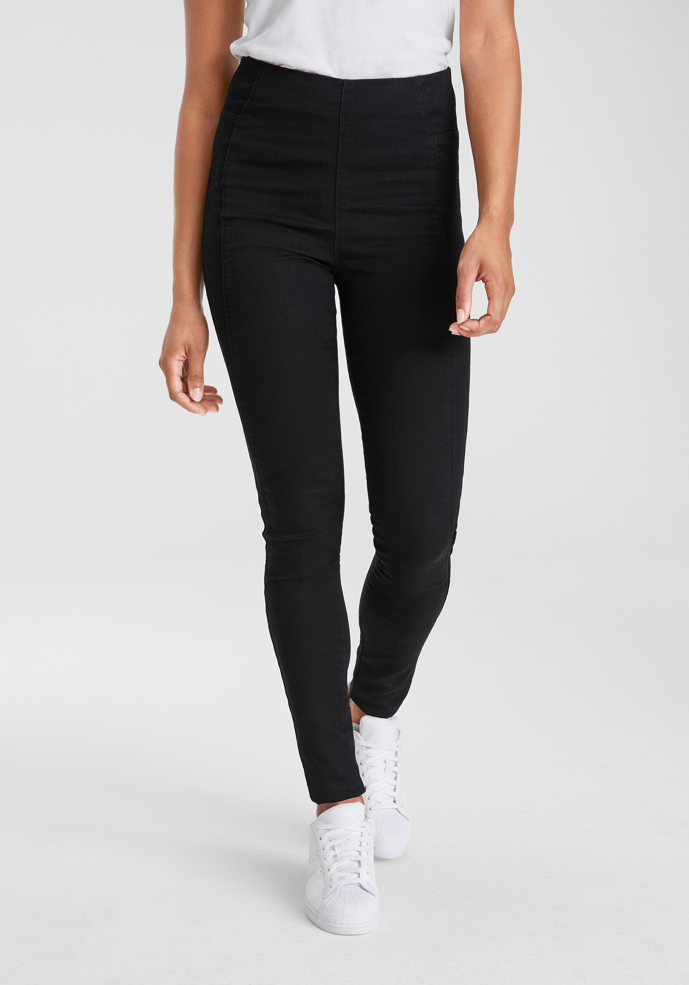 Arizona Jeansjeggings, extra-eng geschnittene Beinform, hohe Leibhöhe