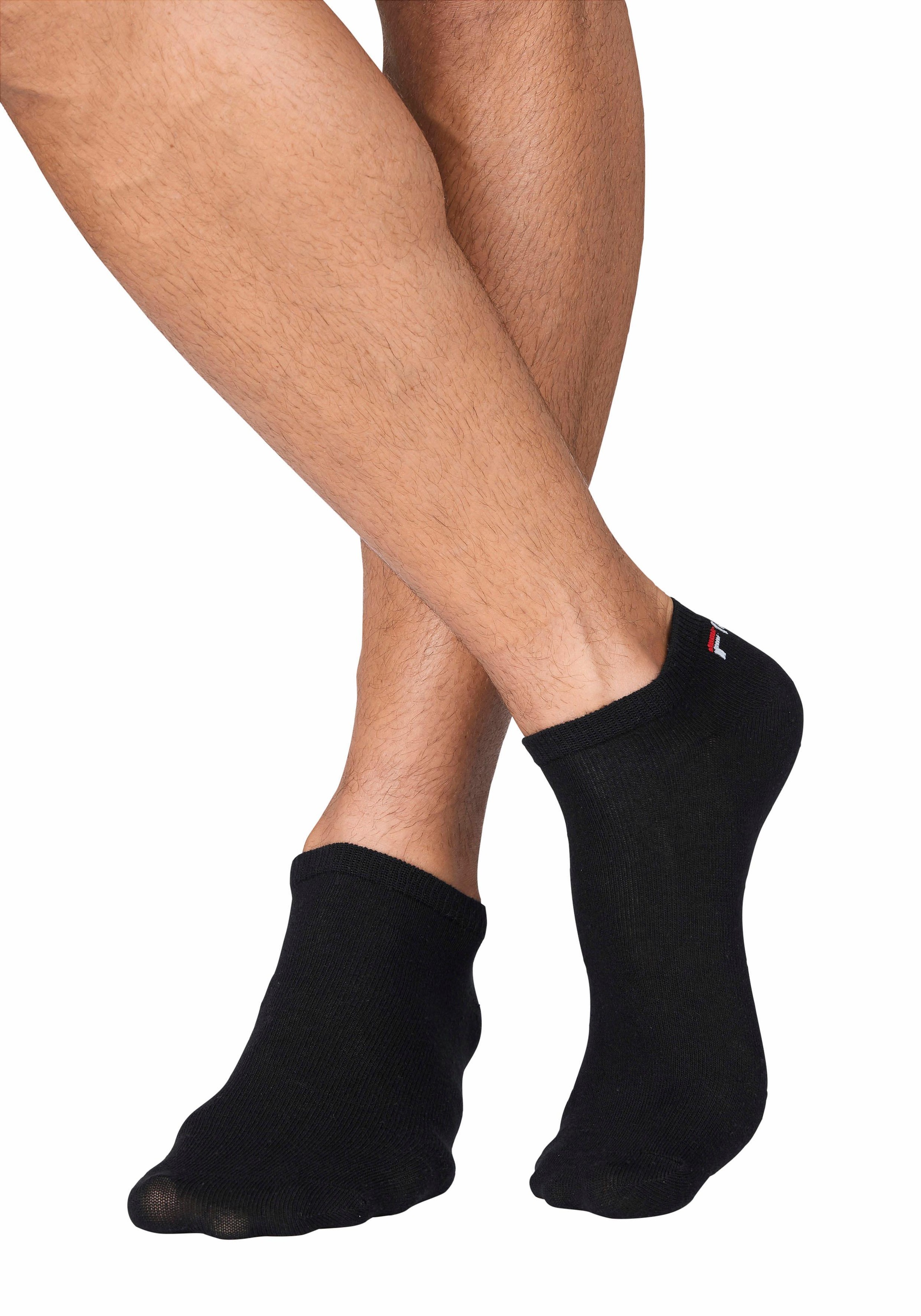 Fila Sneakersocken, (3er Pack), mit eingestricktem Logo an der Ferse