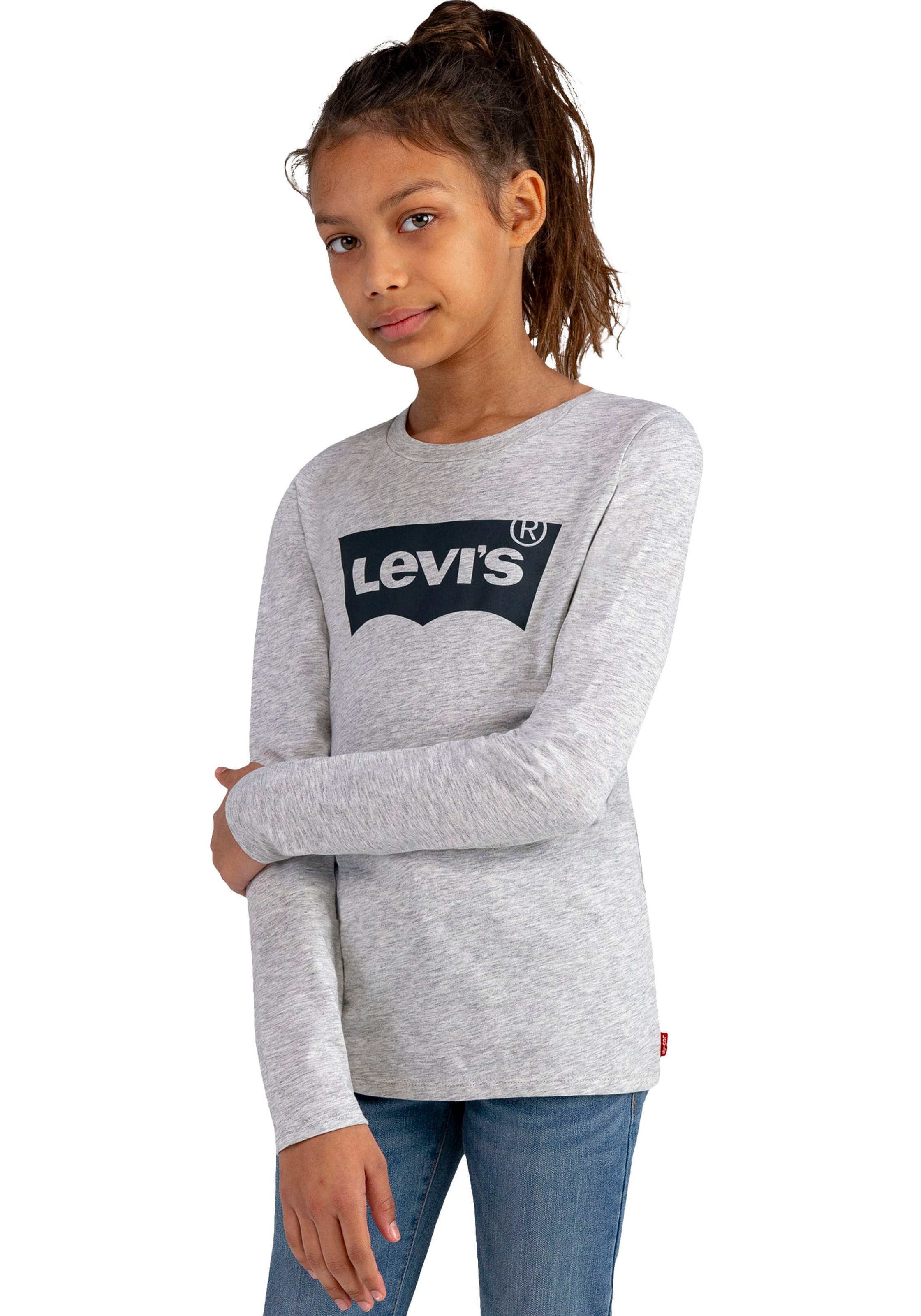 Levi's® Kids Langarmshirt »LS BATWING TEE« mit Logo Print for GIRLS