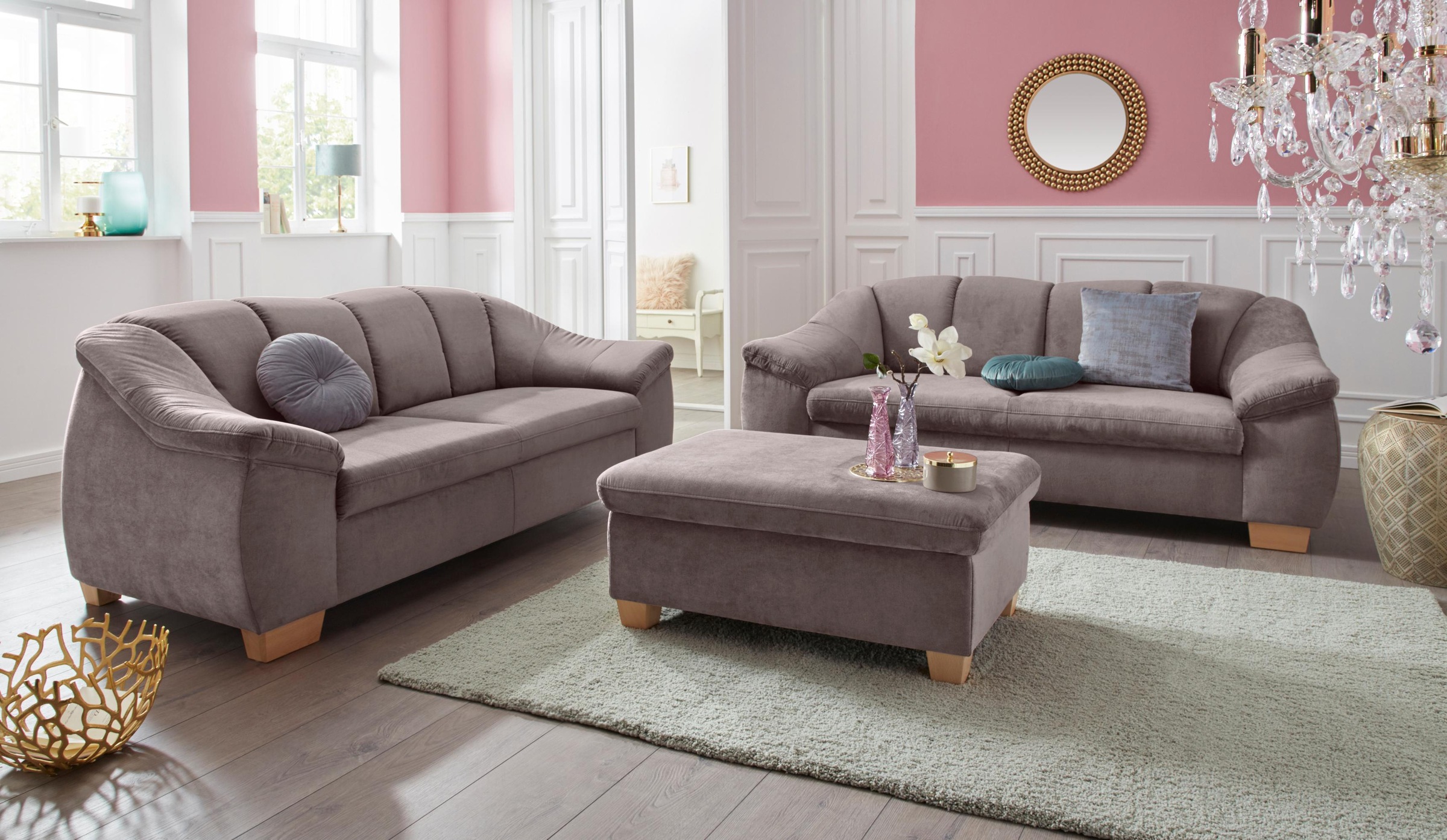 sit&more 3-Sitzer »Santo«, mit Federkern