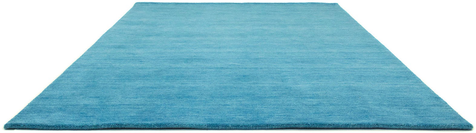 morgenland Wollteppich »Uni - Gabbeh Teppich - Softy«, rechteckig, 1,6 mm Höhe, Gabbeh Optik, Uni Farben, reine Wolle, sehr weicher Flor, Wohnzimmer