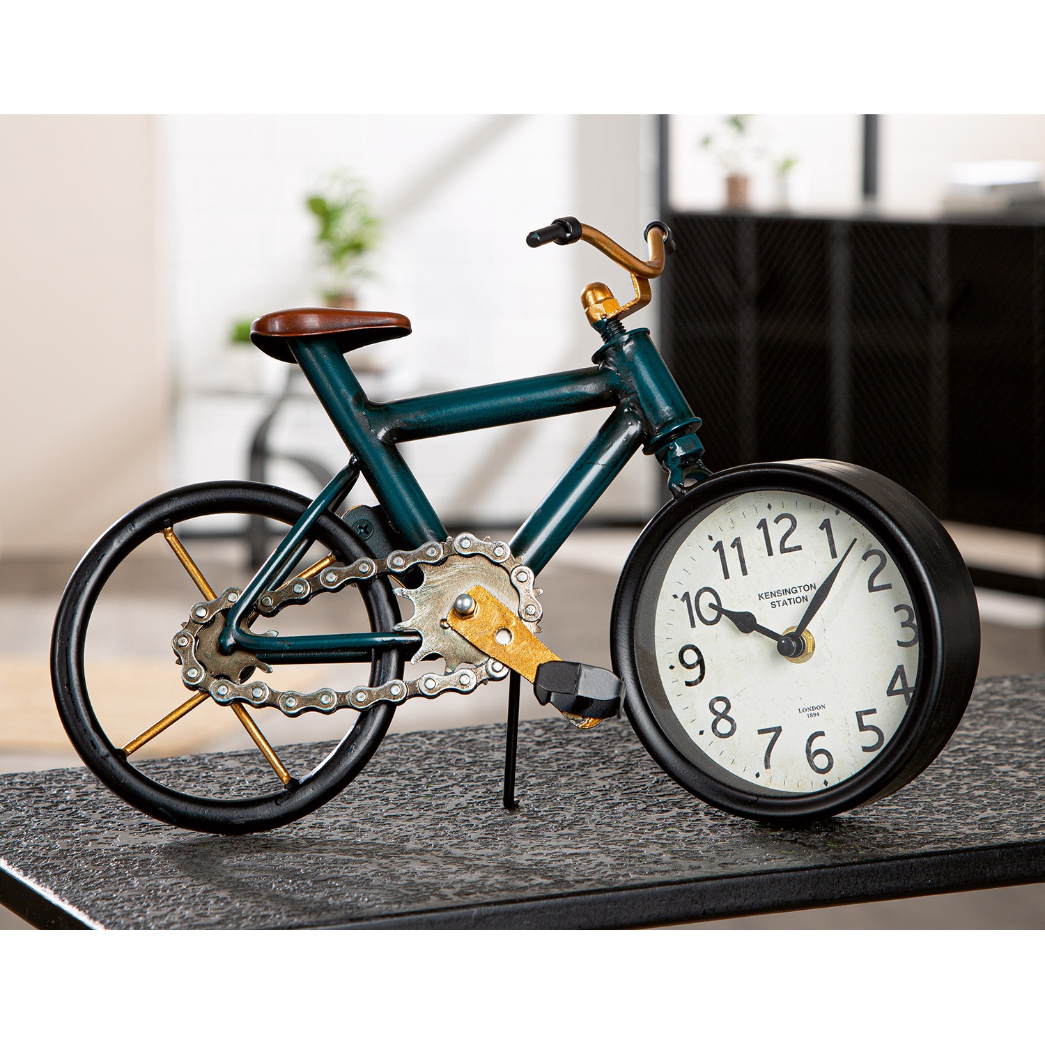 GILDE Tischuhr "Stand-/ Tischuhr Fahrrad"