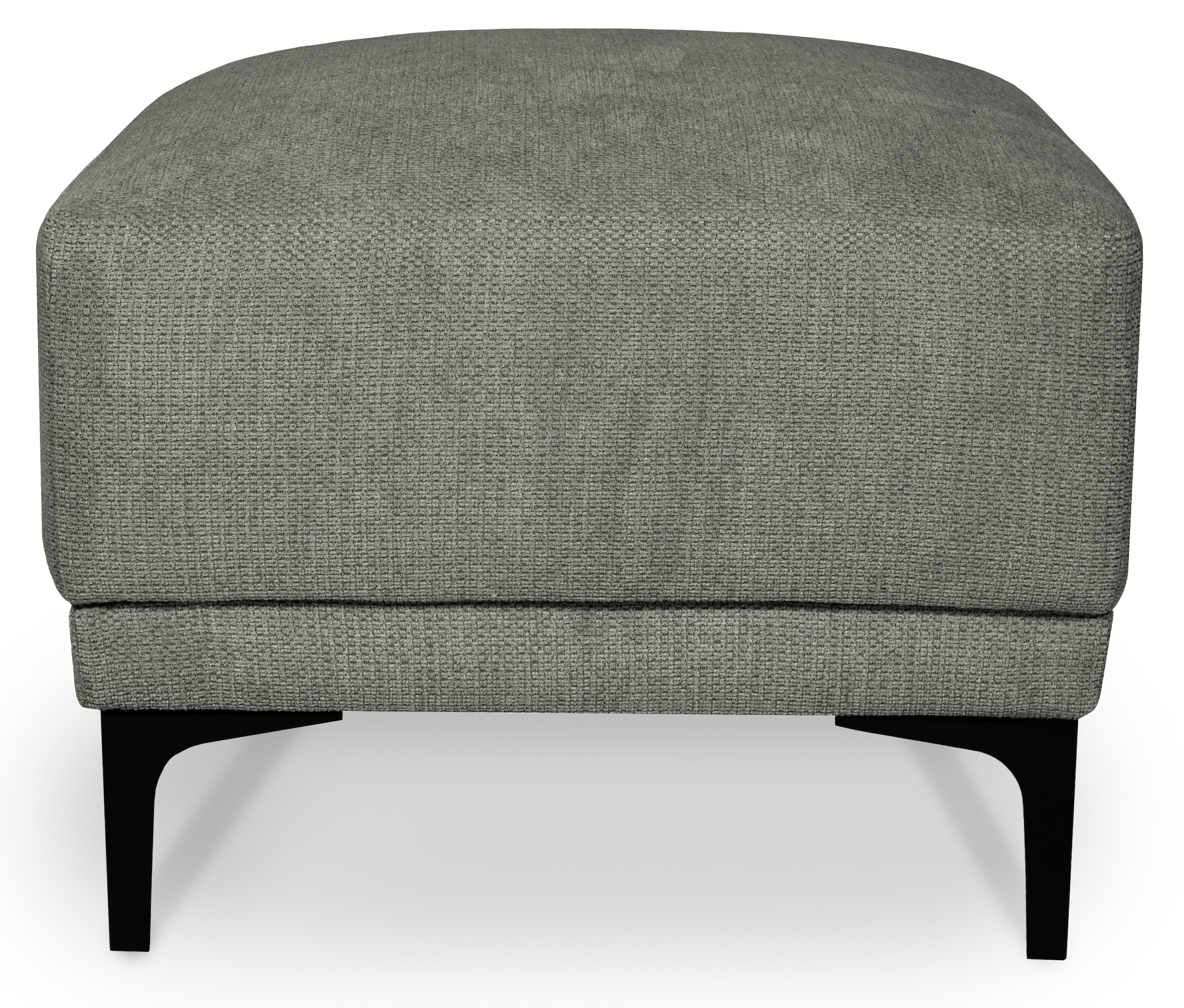 Places of Style Polsterhocker »Xander«, Breite 58 cm, Soft-Touch Chenille, schwarze Metallfüsse