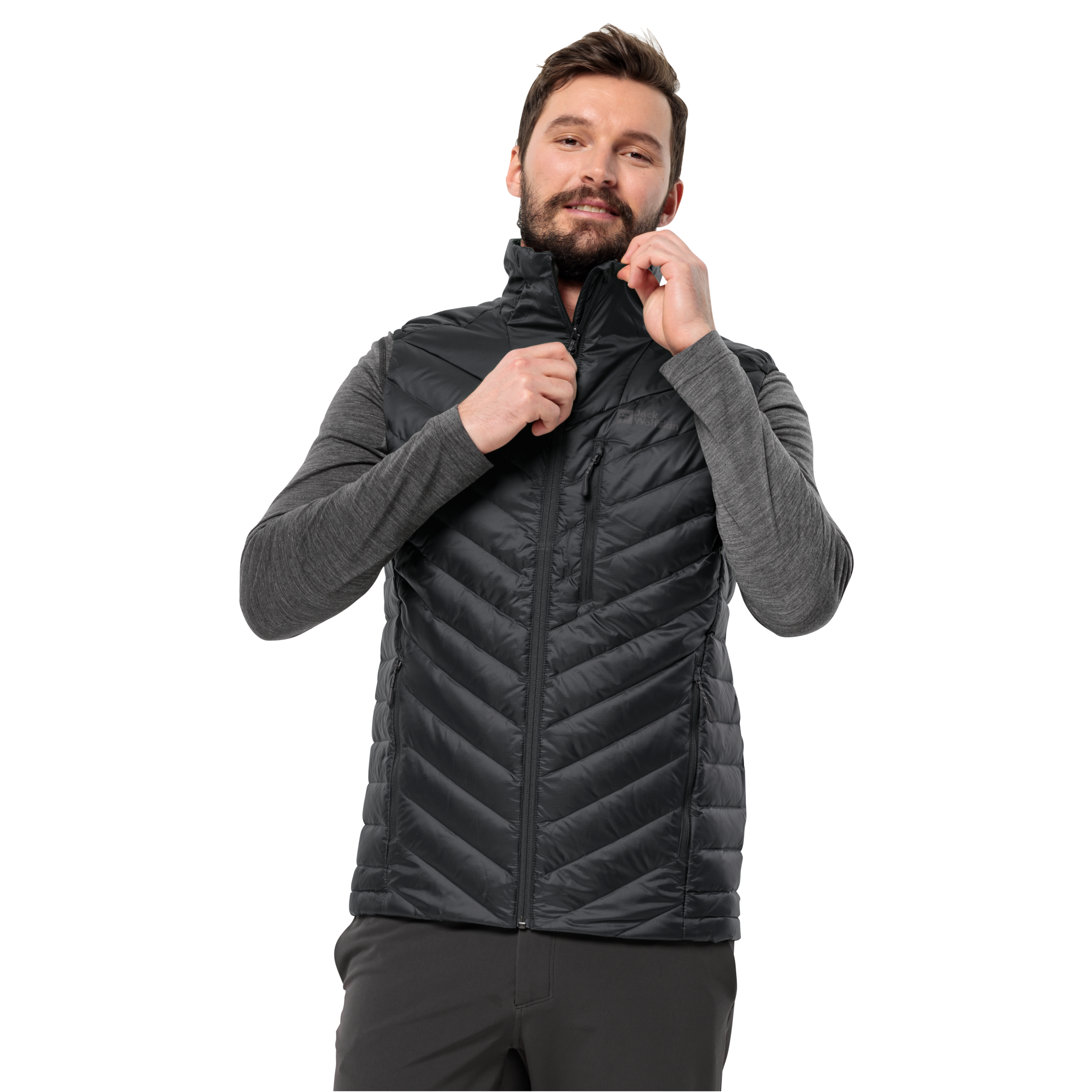 Jack Wolfskin Funktionsweste »PASSAMANI DOWN VEST M«, mit Daunenfüllung