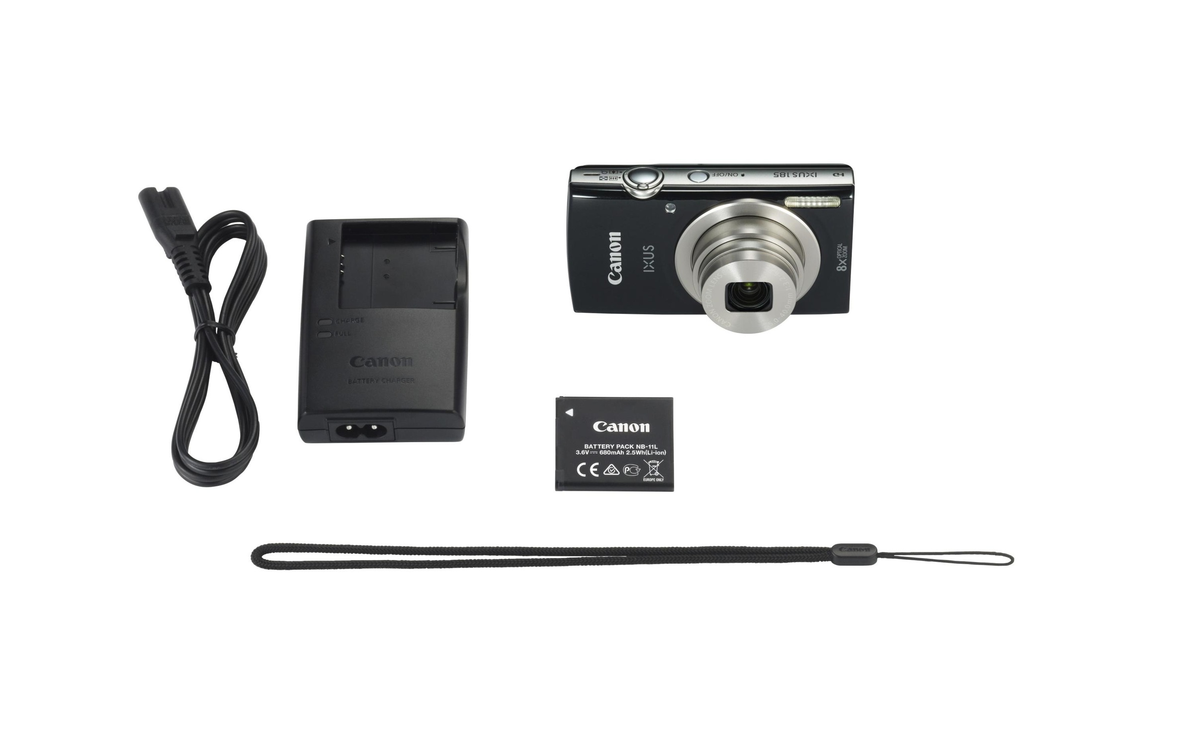 Canon Kompaktkamera »IXUS 185 Schwarz«