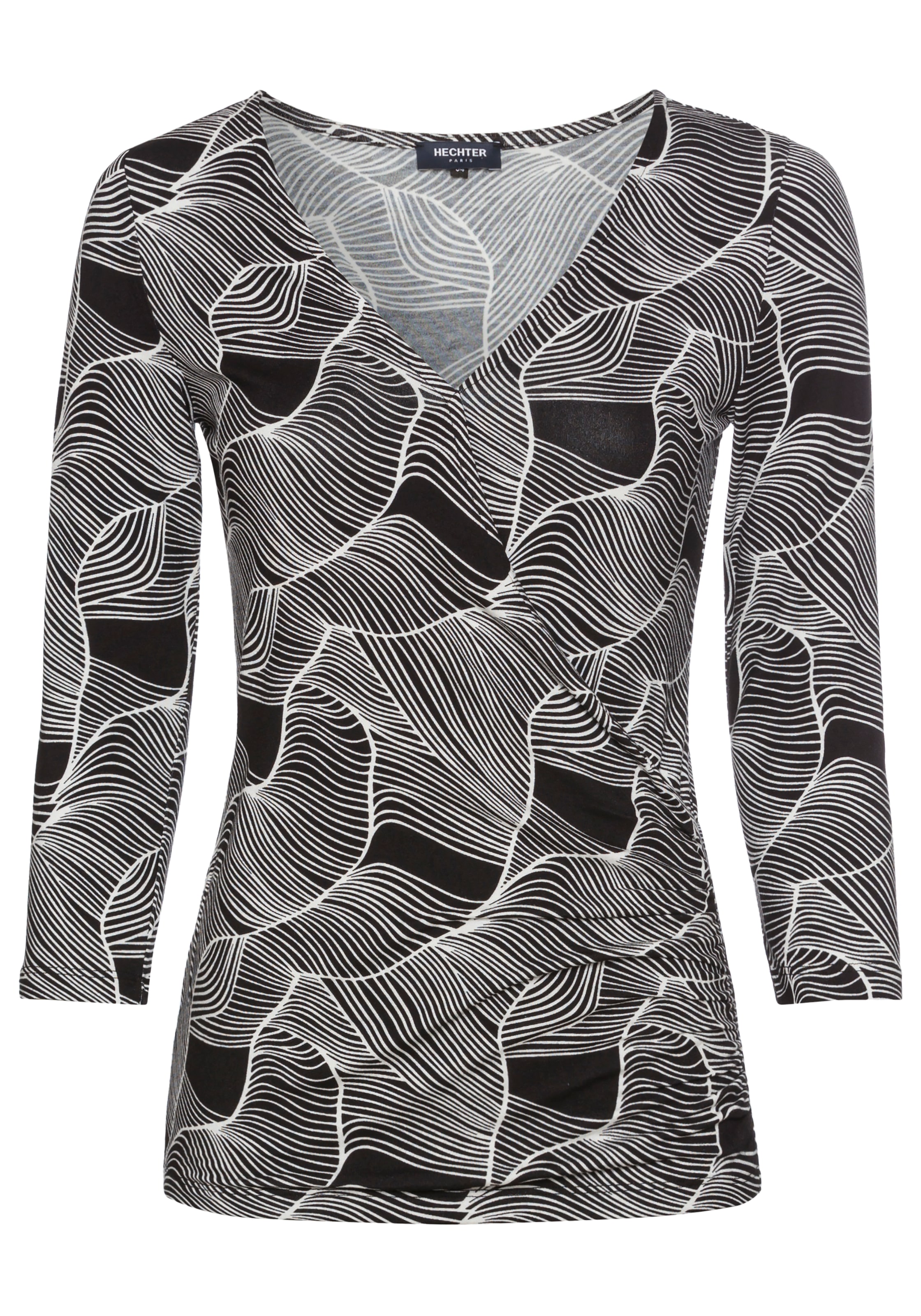 HECHTER PARIS 3/4-Arm-Shirt, mit modernem Print - NEUE KOLLEKTION