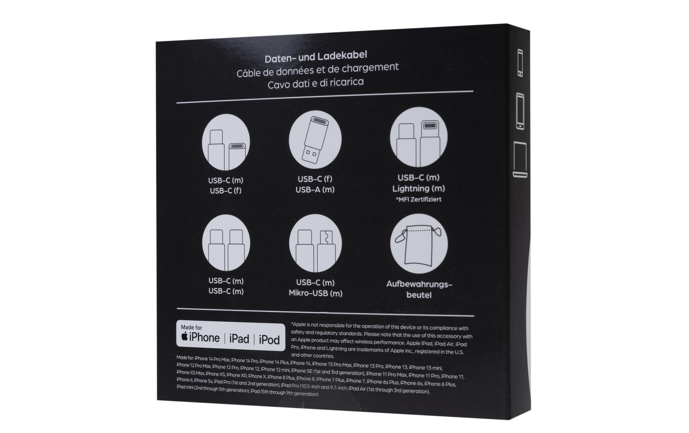 onit USB-Kabel »All-in-One Pro 240 W 0.9 m«