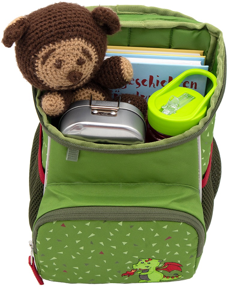 Scooli Kinderrucksack »Mini-Me, Diego Dragon«, Reflektoren