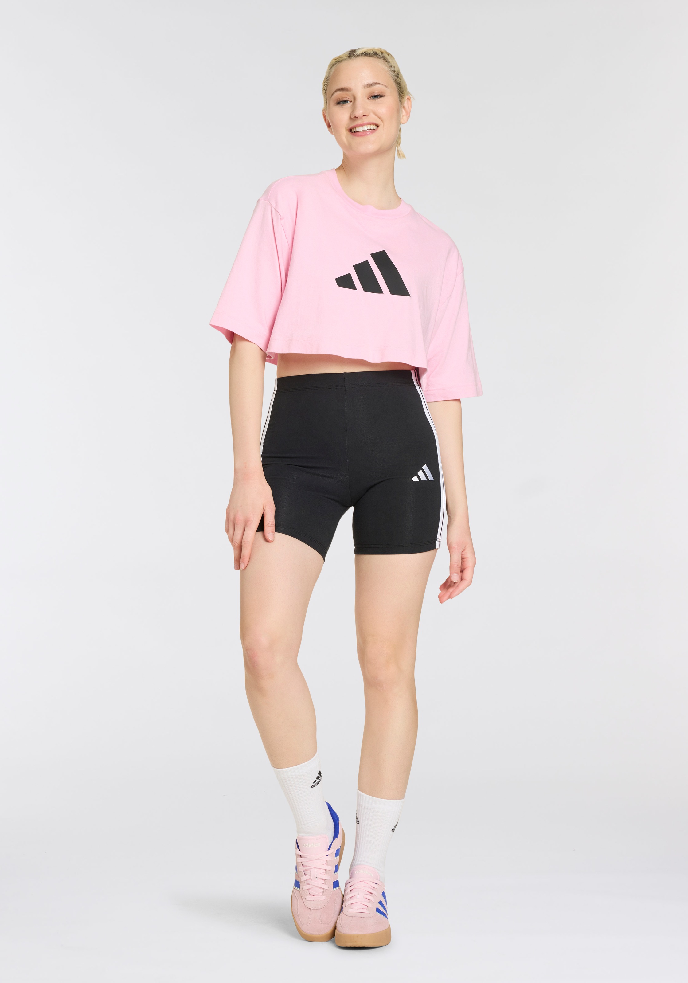 adidas Sportswear Trainingstights »W 3S SJ BK SHO«, (1 tlg.)