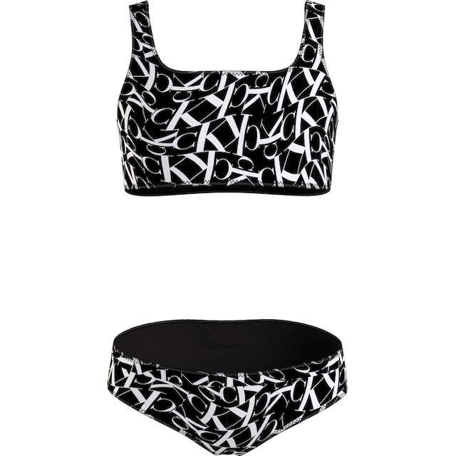 ✵ Calvin Klein Swimwear Bustier-Bikini »BRALETTE BIKINI SET-PRINT«, mit  Calvin Klein Logoprint online kaufen | Jelmoli-Versand