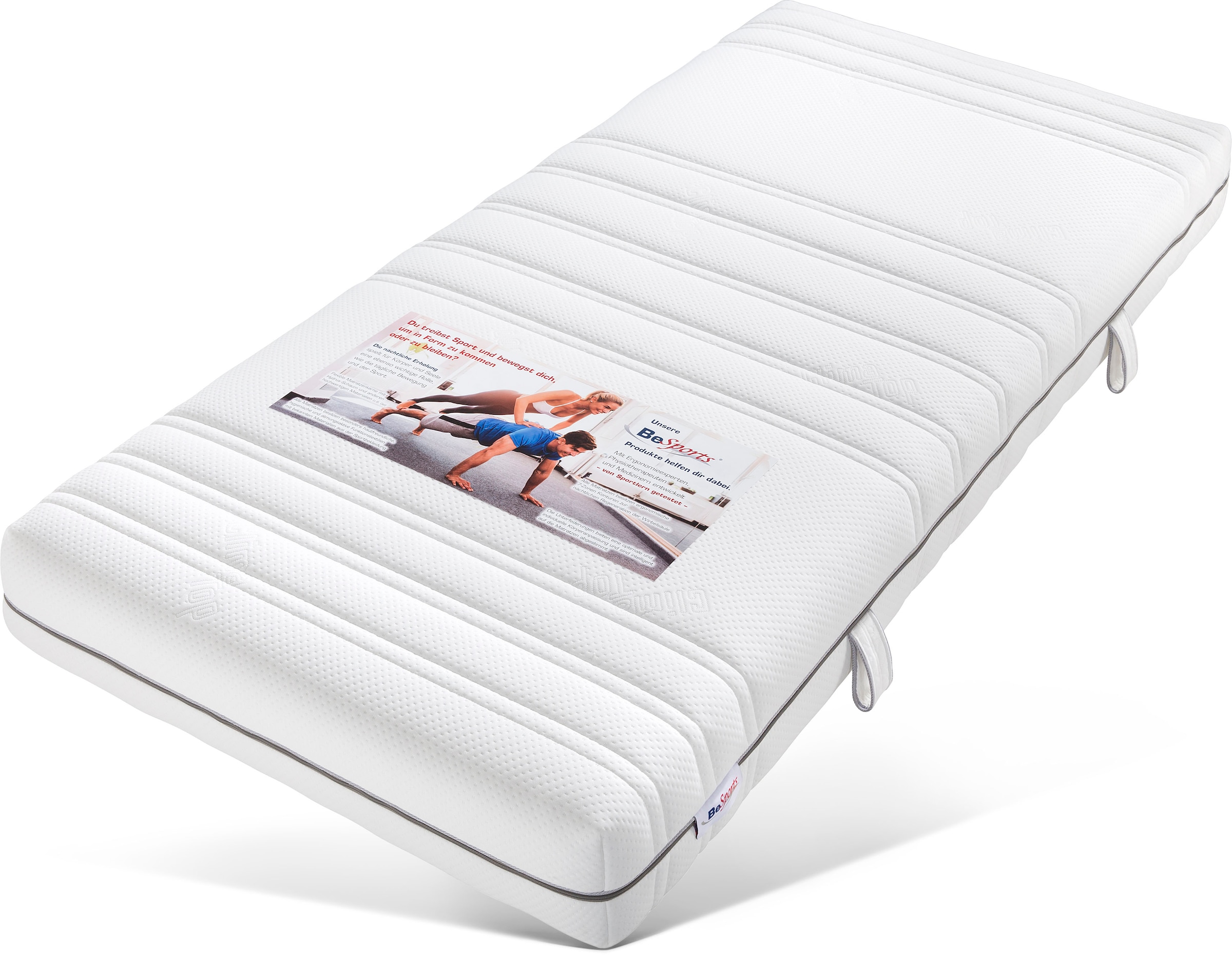 BeSports Komfortschaummatratze »Tri Sensation«, 22 cm hoch, (1 St.), komfortable Matratze in 90x200 cm und weiteren Grössen erhältlich