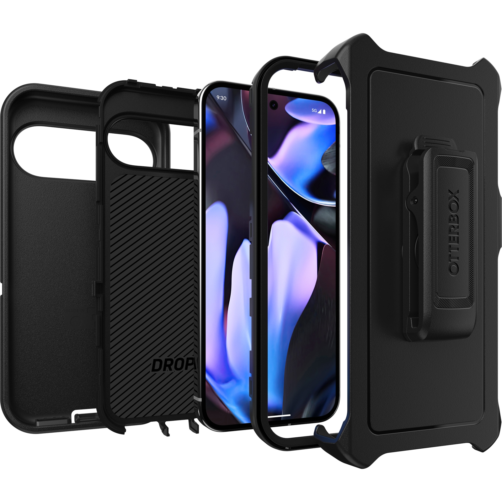 Otterbox Handyhülle »Defender für Google Pixel 9 Pro XL«, Backcover, Schutzhülle, Handyschutzhülle, Case, Schutzcase, stossfest