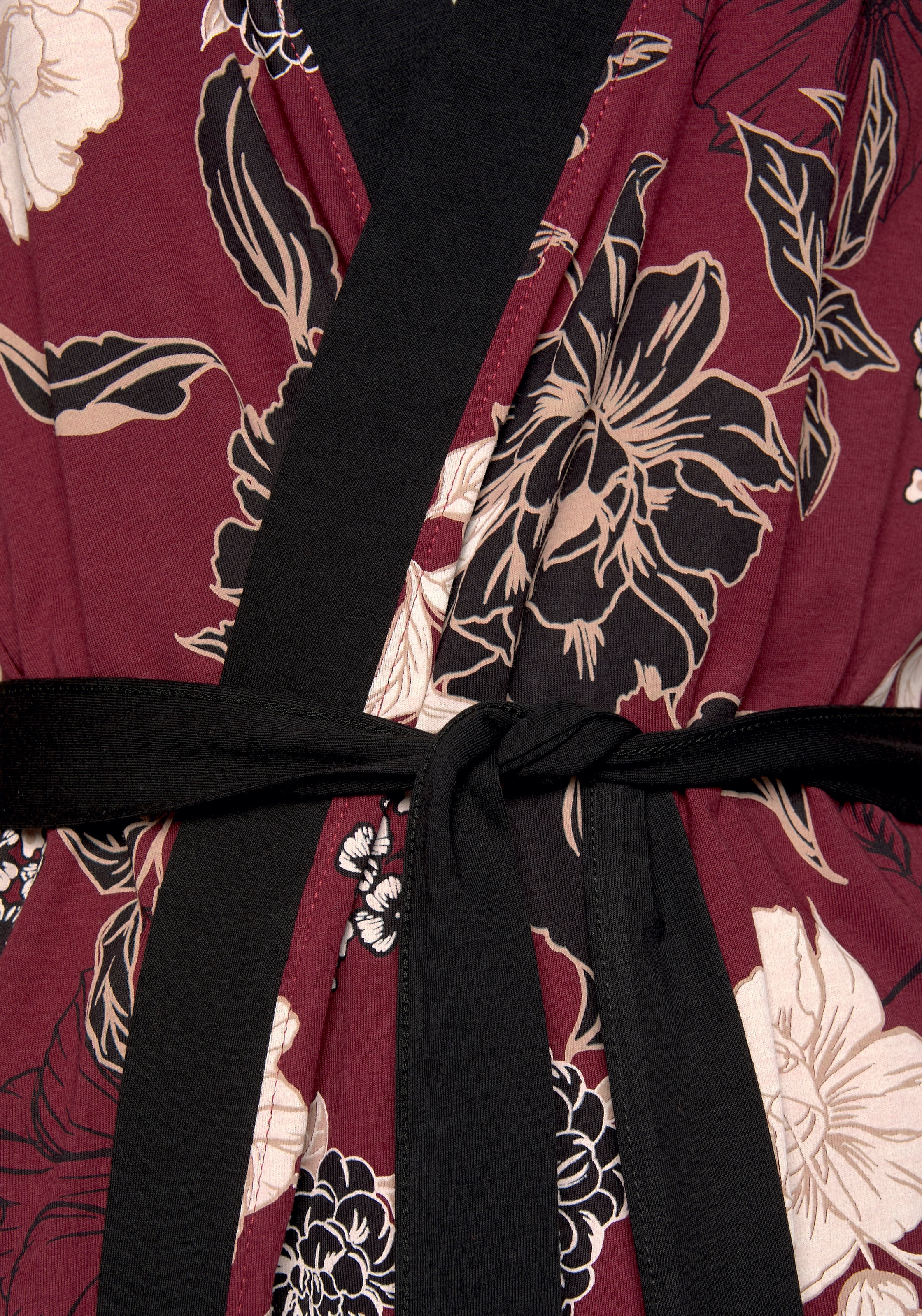 s.Oliver Kimono, mit Blumen-Dessin