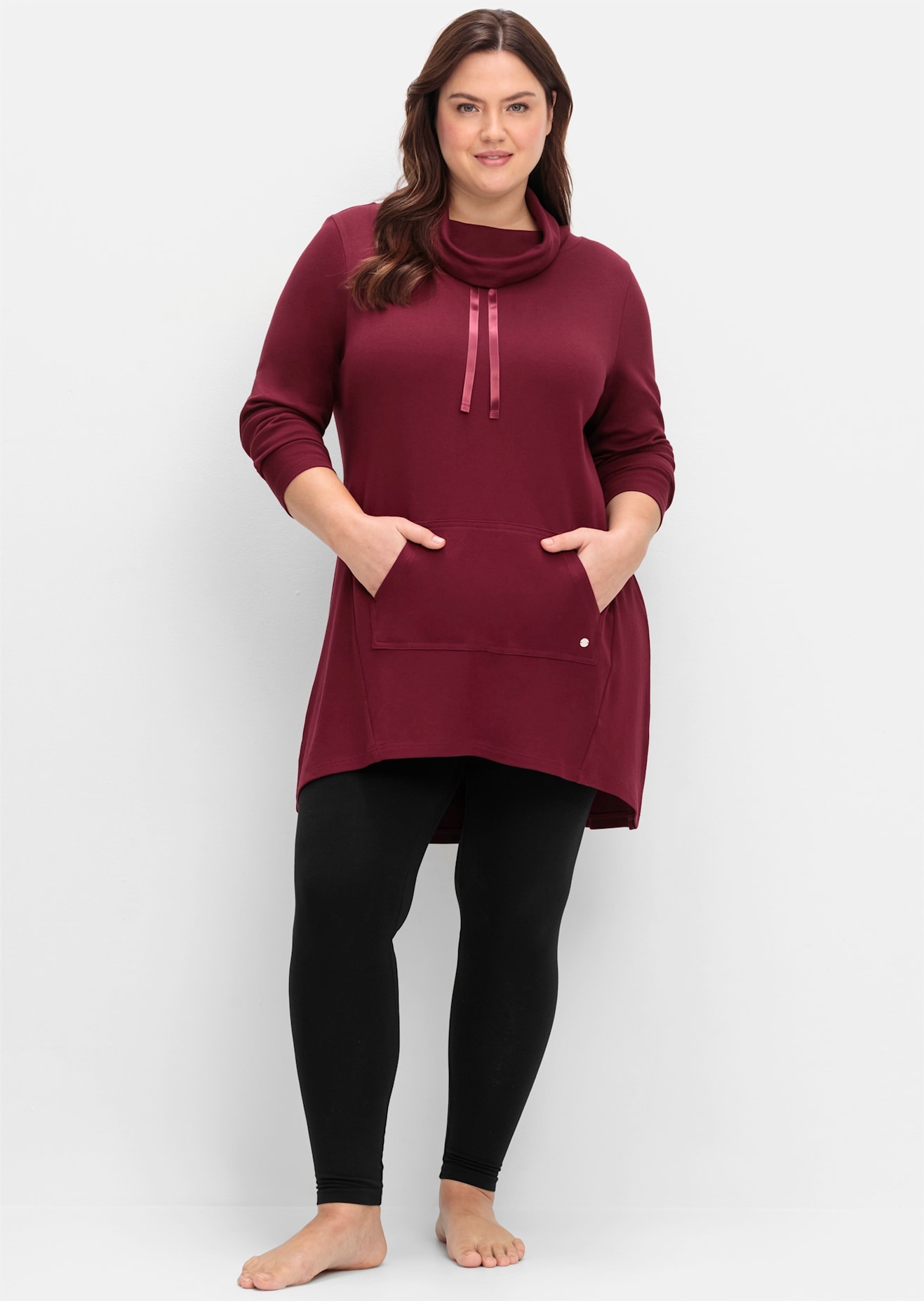 Sheego Longshirt »Sweatshirt« 1 Stk.
