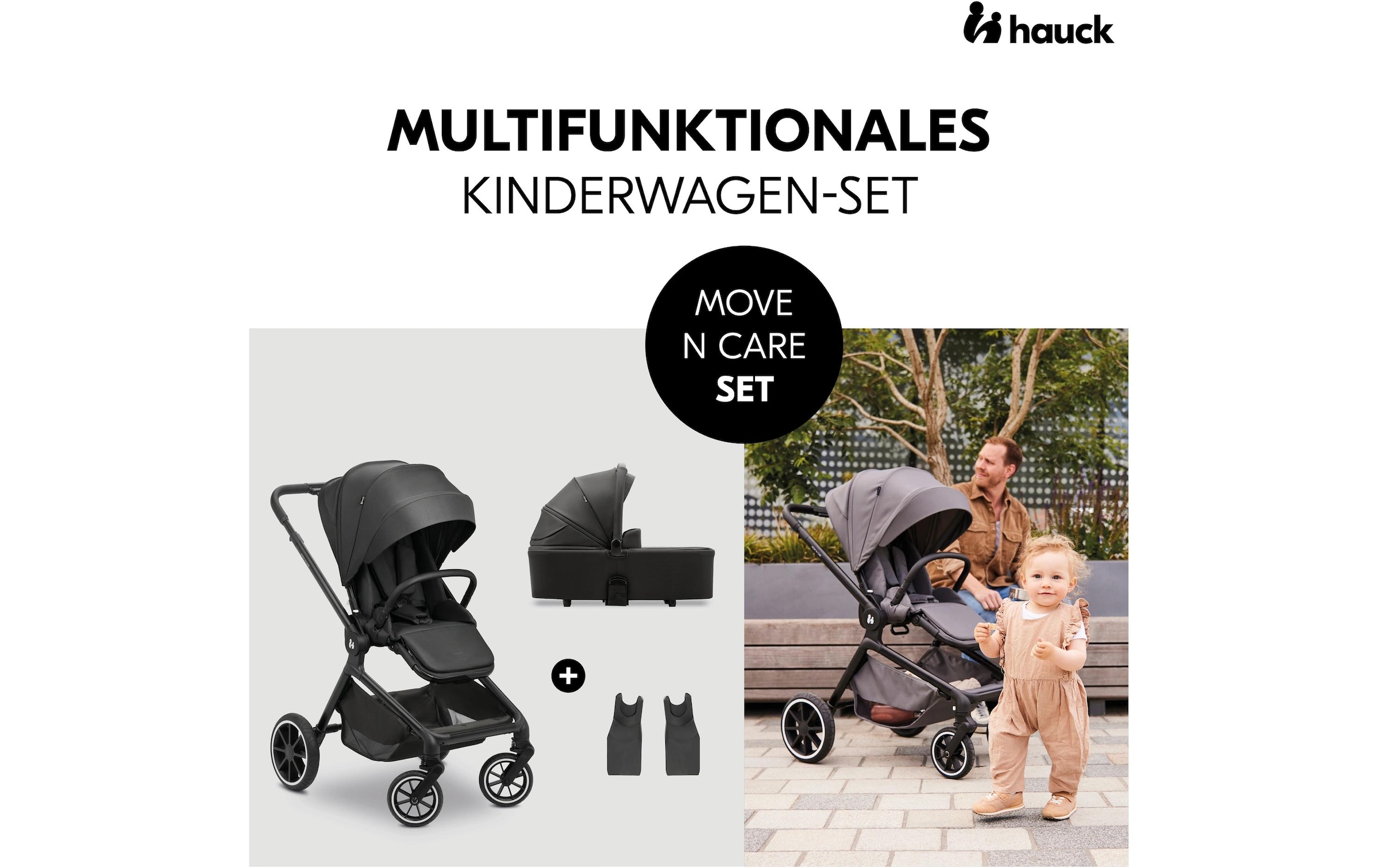 Hauck Kombi-Kinderwagen »Move N Care Set«, 22 kg