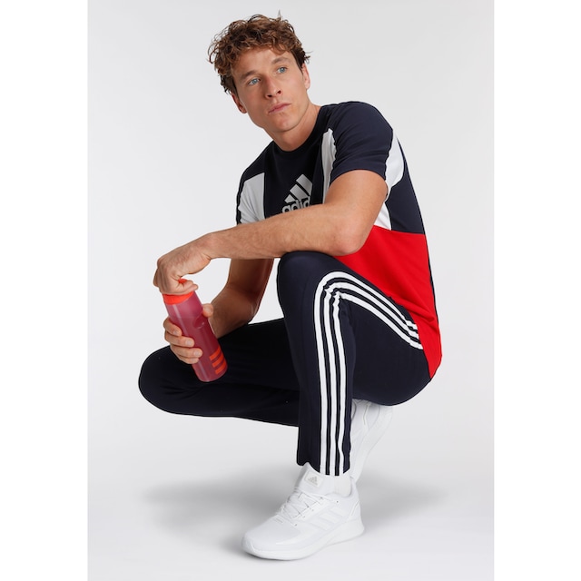 adidas Sportswear Sporthose »ESSENTIALS SINGLE JERSEY TAPERED OPEN HEM  3STREIFEN HOSE«, (1 tlg.) online shoppen | Jelmoli-Versand