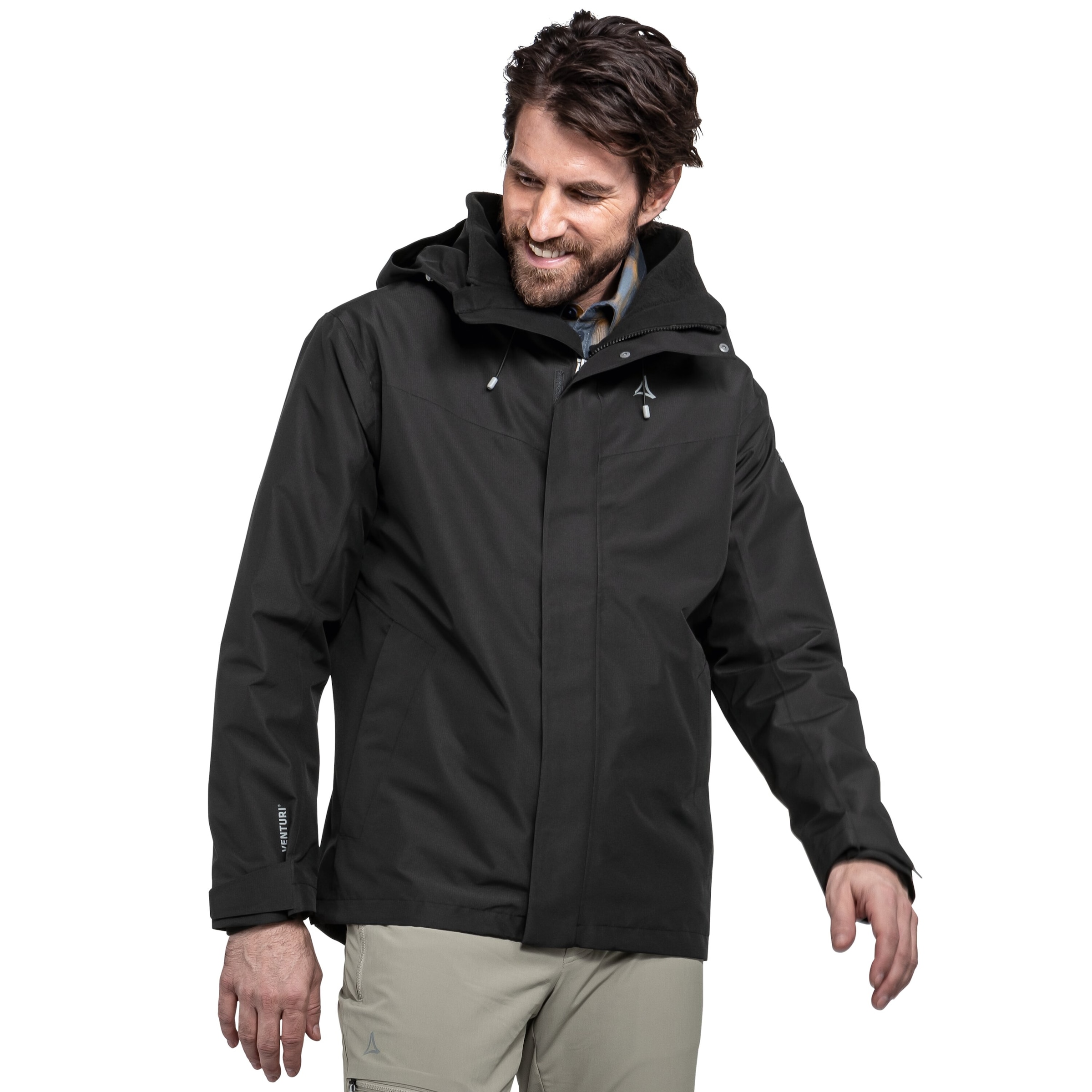 Schöffel 3-in-1-Funktionsjacke »3in1 Jacket Style Okere MNS« 2 Stk. tlg. Wasserdicht, winddicht, atmungsaktiv Übergangsjacke