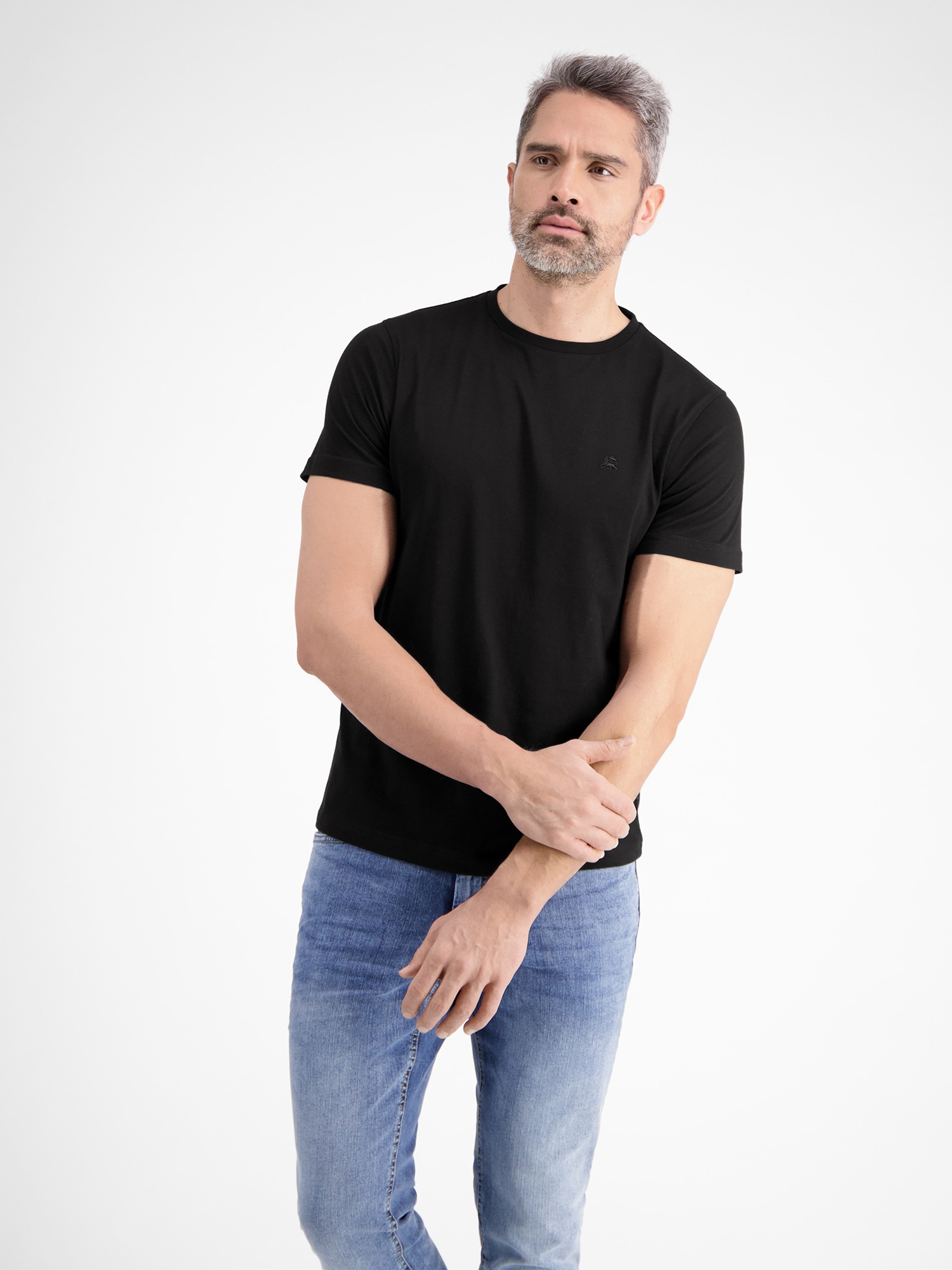 LERROS T-Shirt »LERROS Klassisches Rundhals T-Shirt«