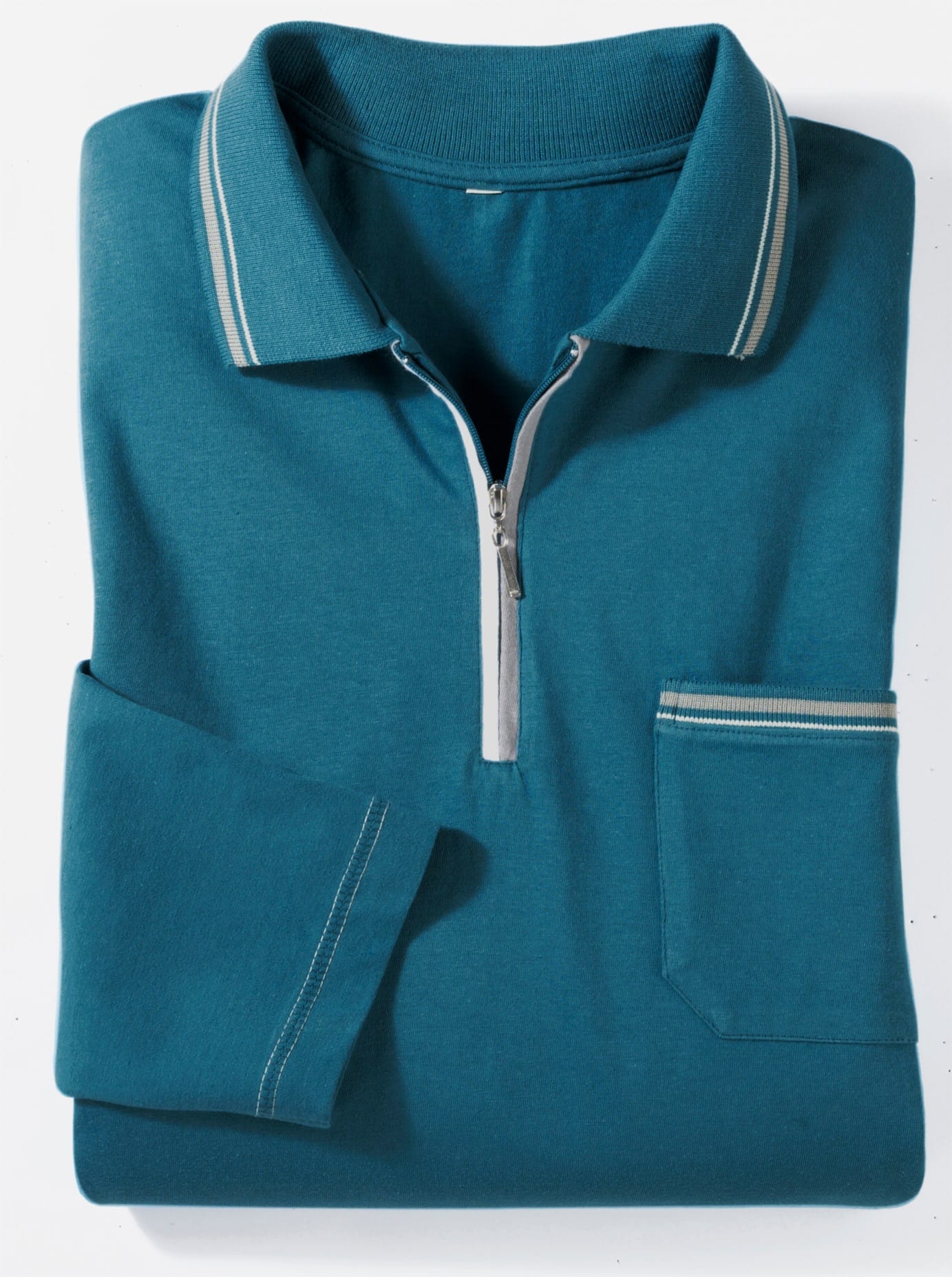 Classic Langarm-Poloshirt »Poloshirt«, (1 tlg.)